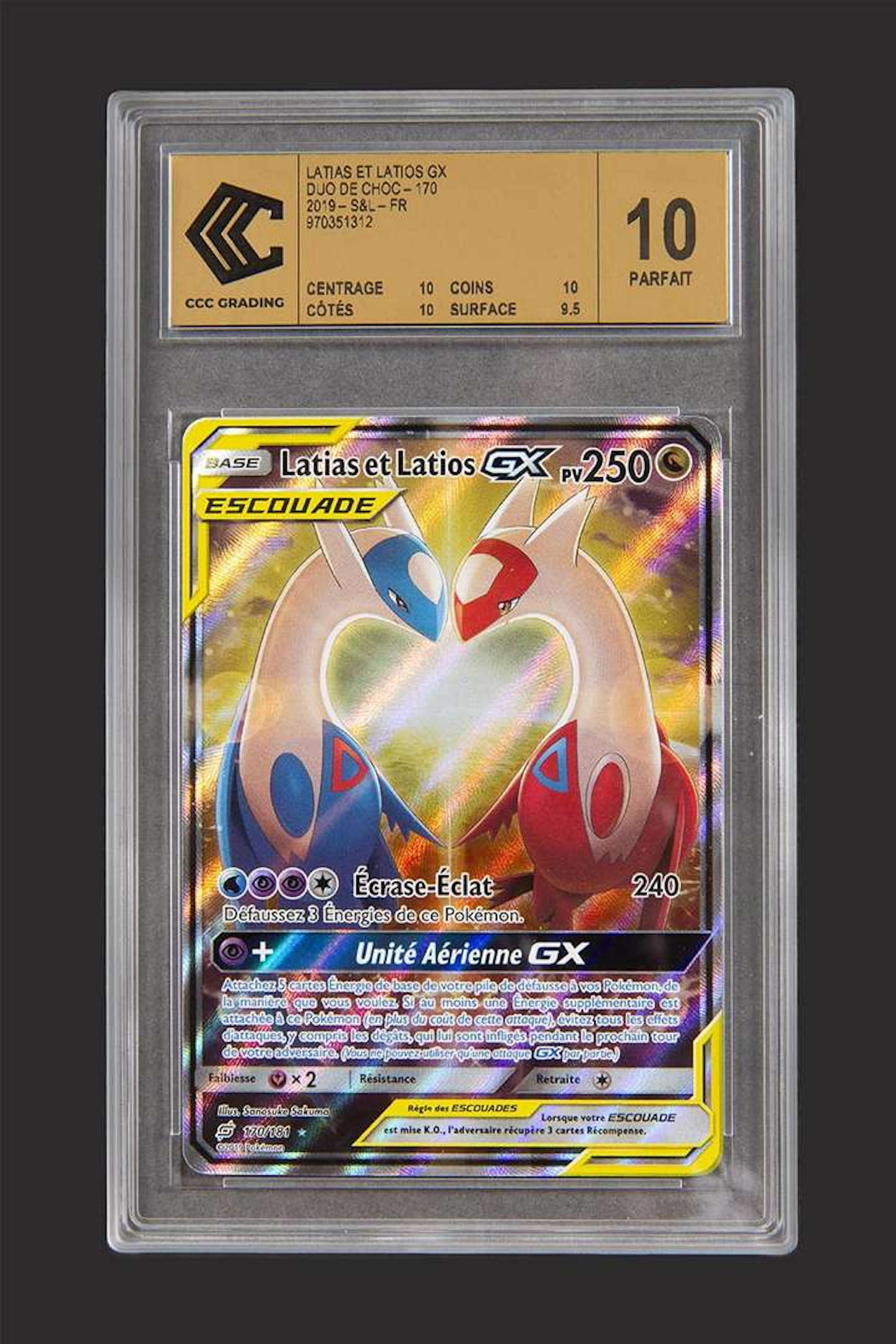 Pokémon: Latias and Latios GX 170/181 SHOCK DUO FR CCC 10G
