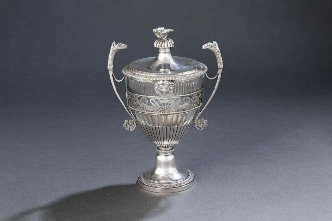 RECONSTRUCTED JAM JAR OR SUGAR BOWL