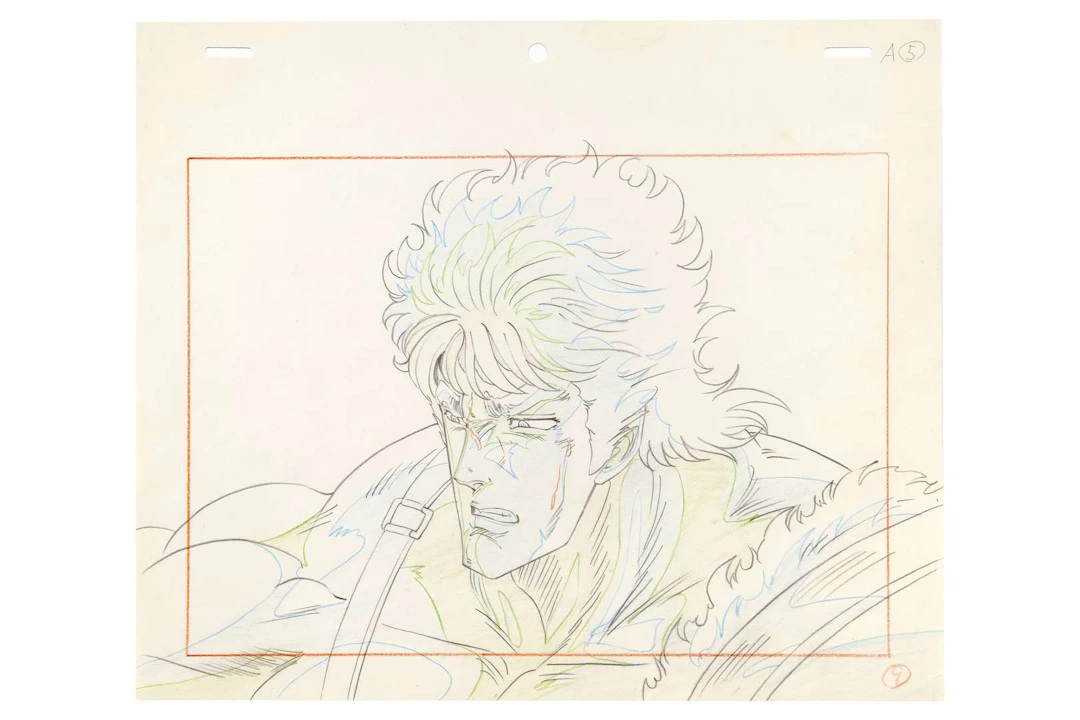 KEN LE SURVIVANT, Crayonné. Réalisation : Toyoo ASHIDA / Studio :