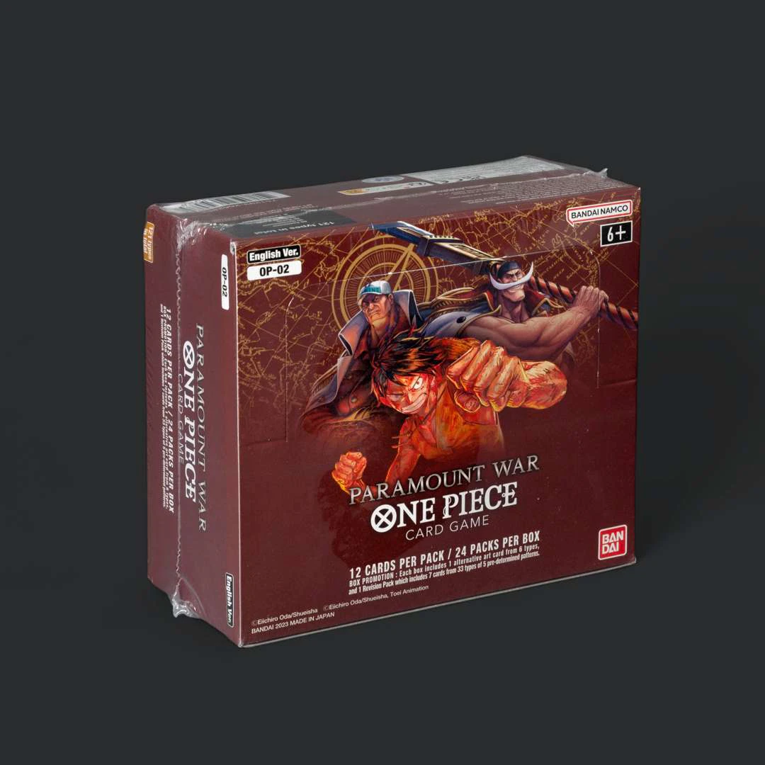 One Piece: OP02 sealed display, Voir avenant mail Kevin Desnos