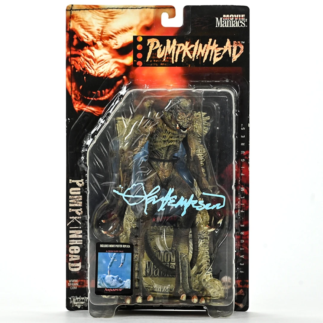 Lance Henriksen Autographed 1988 Pumpkinhead Movie Maniacs Pumpkinhead