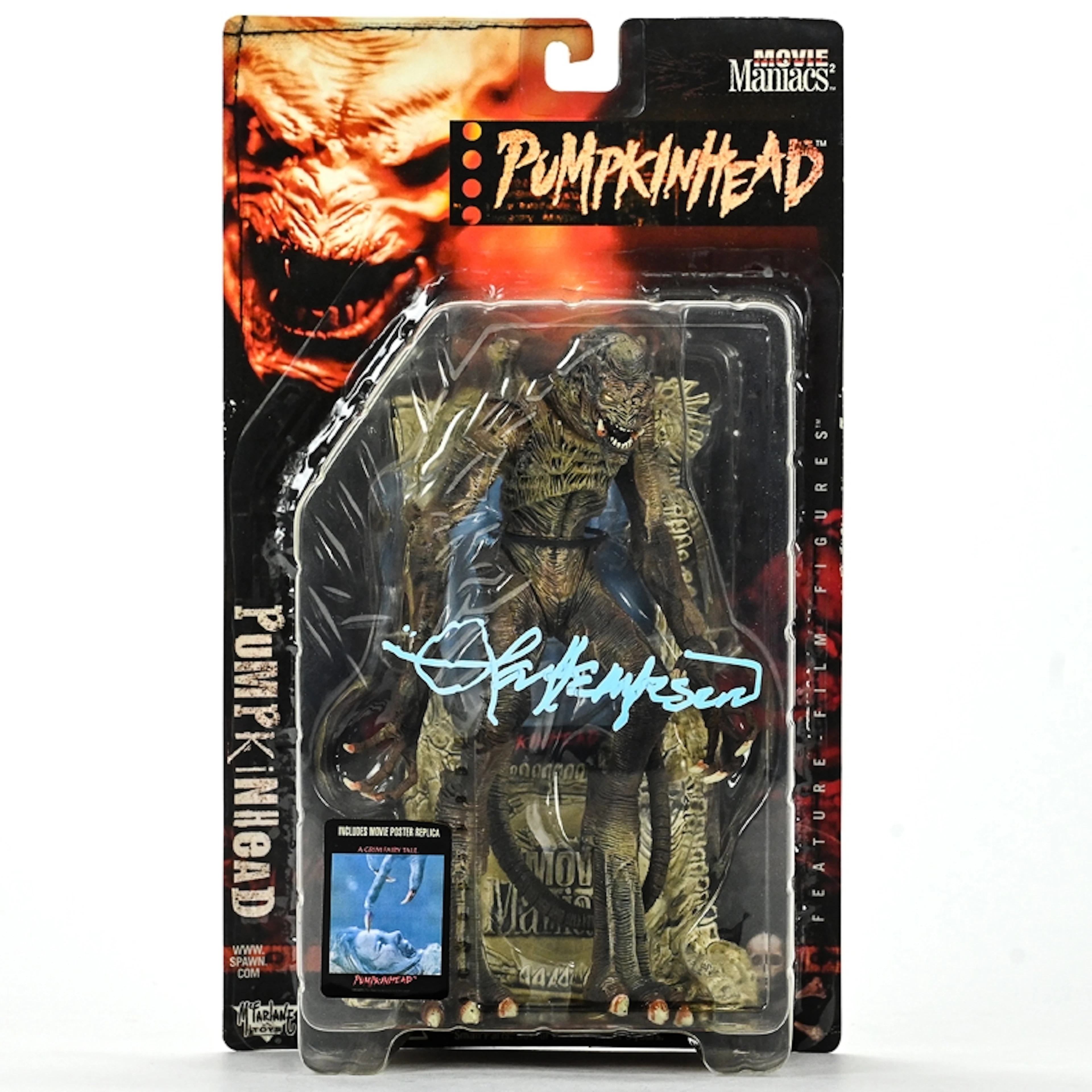 Lance Henriksen Autographed 1988 Pumpkinhead Movie Maniacs Pumpkinhead