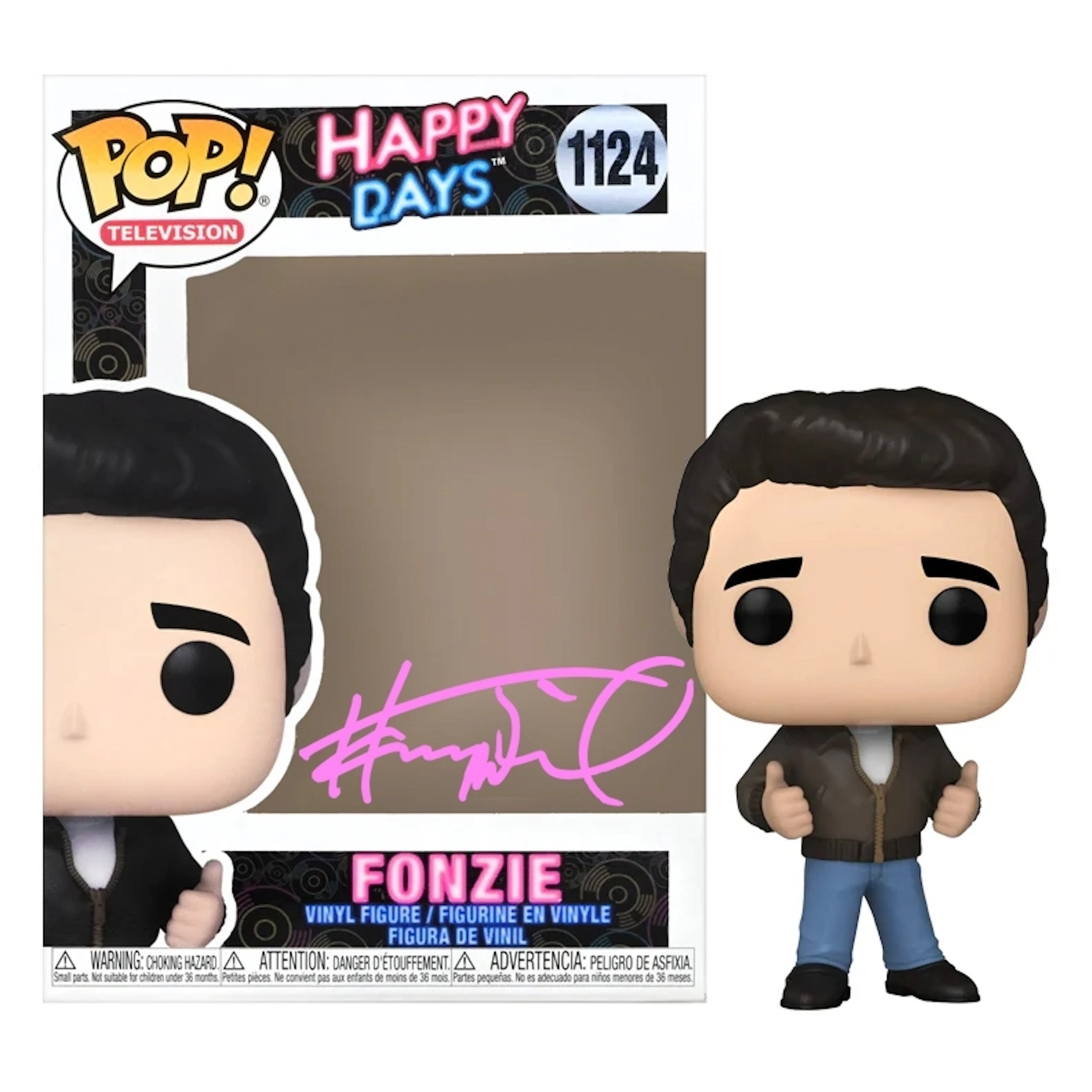 Henry Winkler Autographed Happy Days Fonzie POP! Vinyl Figure #1124