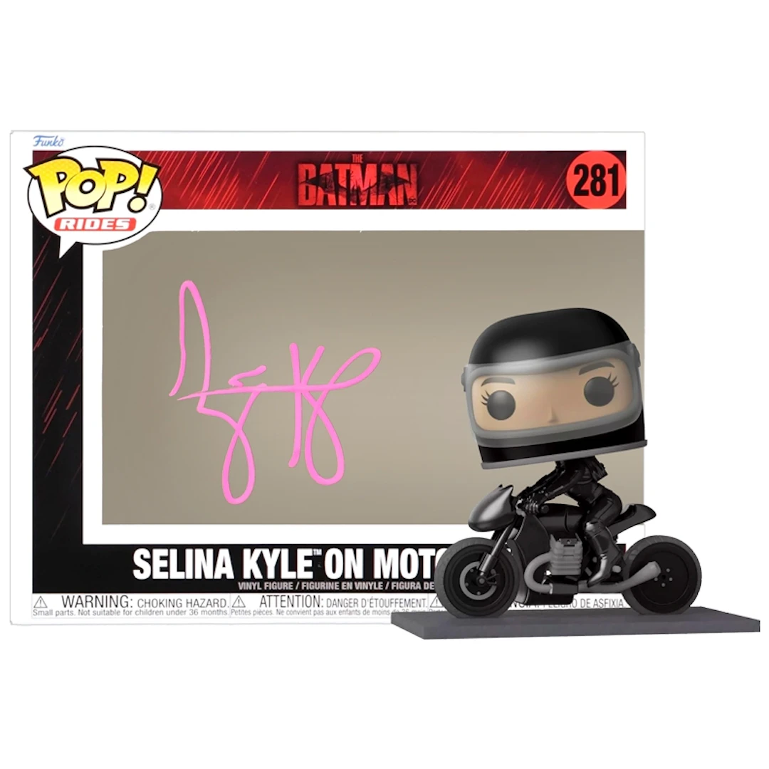 Zoe Kravitz Autographed 2022 The Batman Selina Kyle on Motorcycle