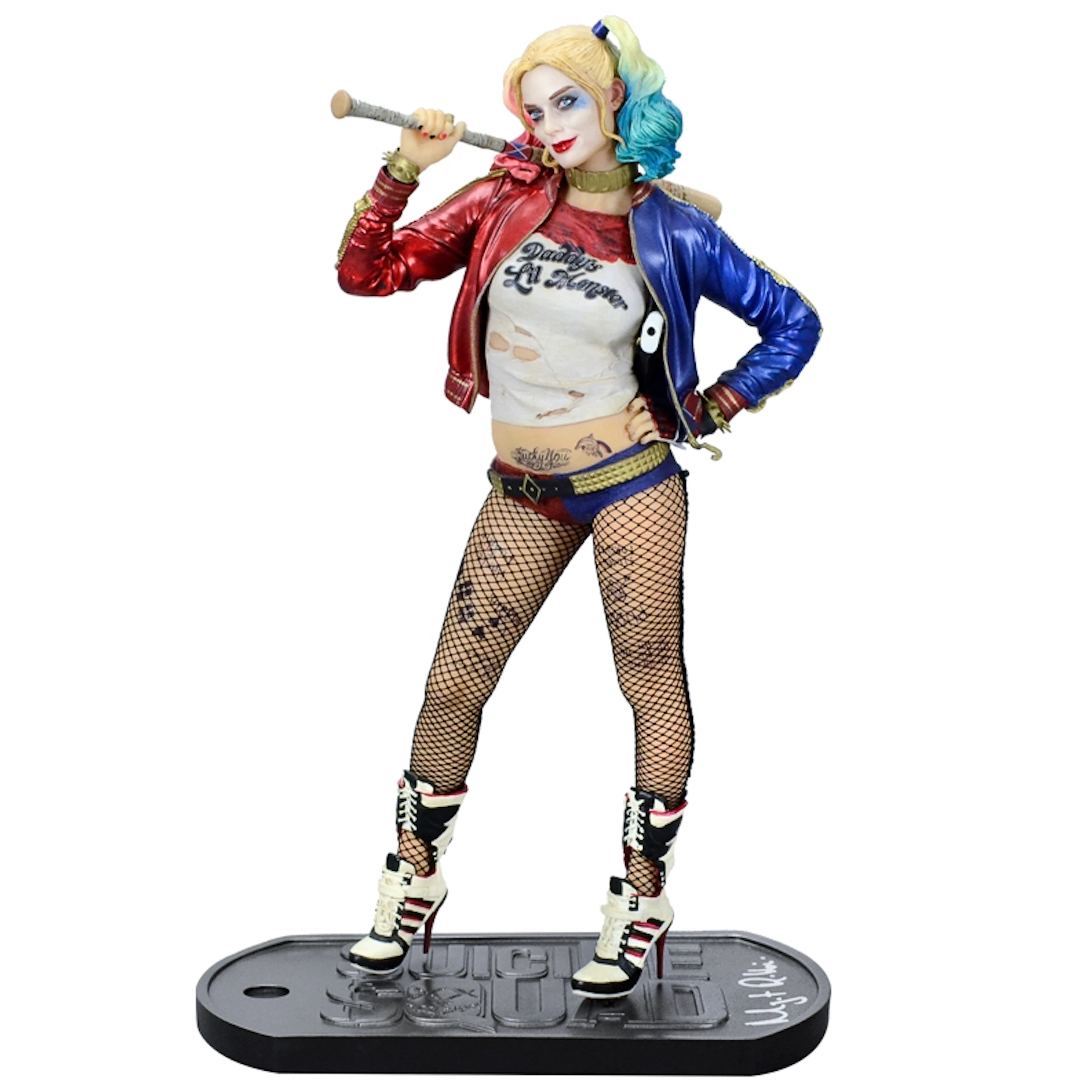 Margot Robbie Autographed DC Collectibles Suicide Squad Harley Quinn