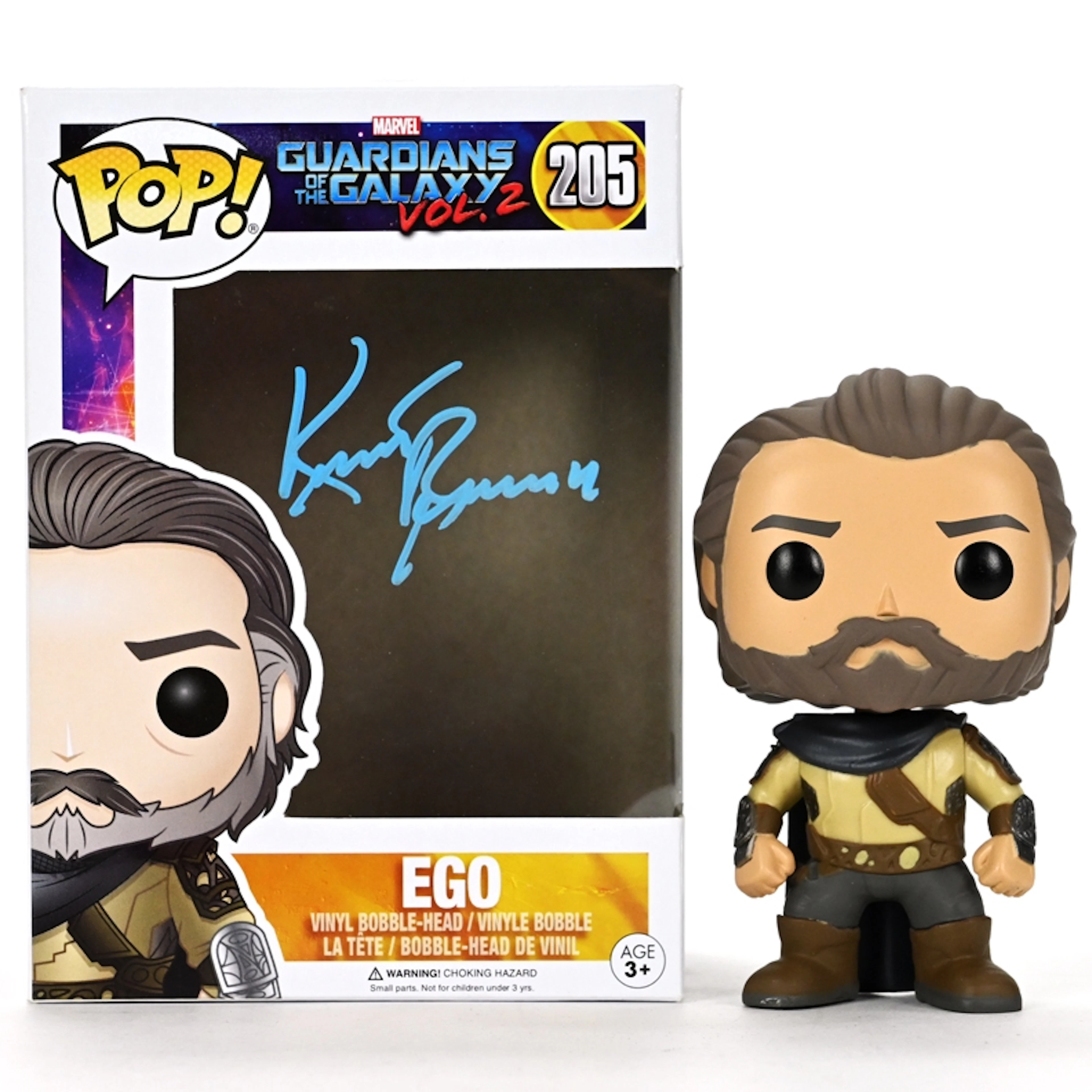 Kurt Russell Autographed Guardians of the Galaxy Vol 2 Ego Pop Vinyl