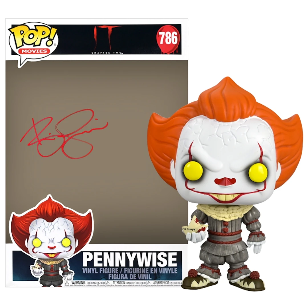 Bill Skarsgård Autographed IT Pennywise #786 Special 10" POP Vinyl