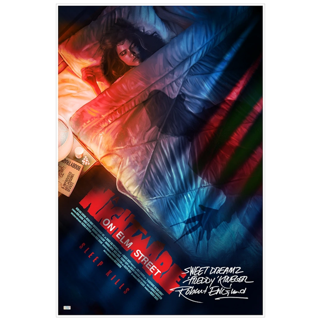 Robert Englund Autographed Rich Davies A Nightmare on Elm Street 24x36