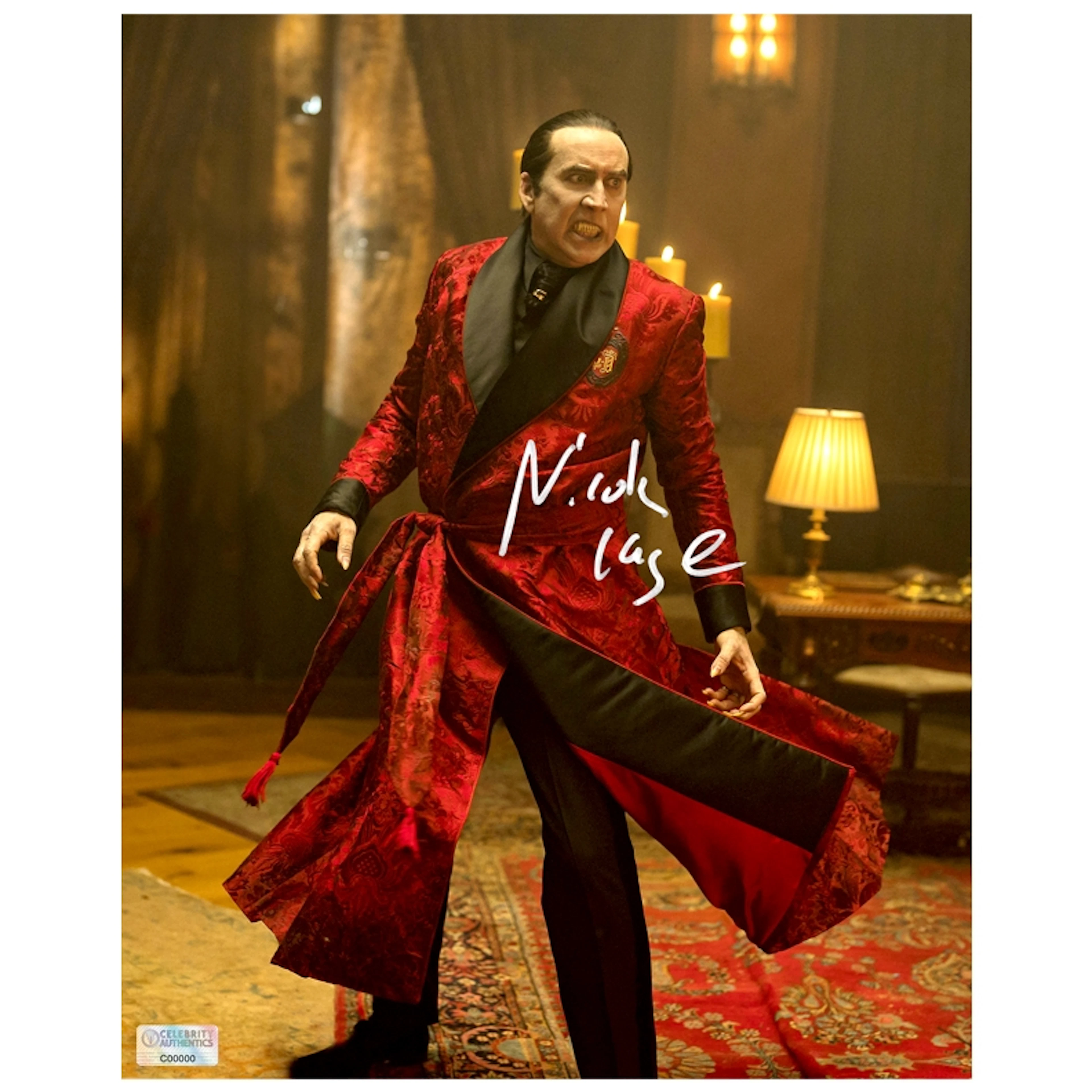 Nicolas Cage Autographed 2023 Renfield Dracula 8x10 Photo, All, >
