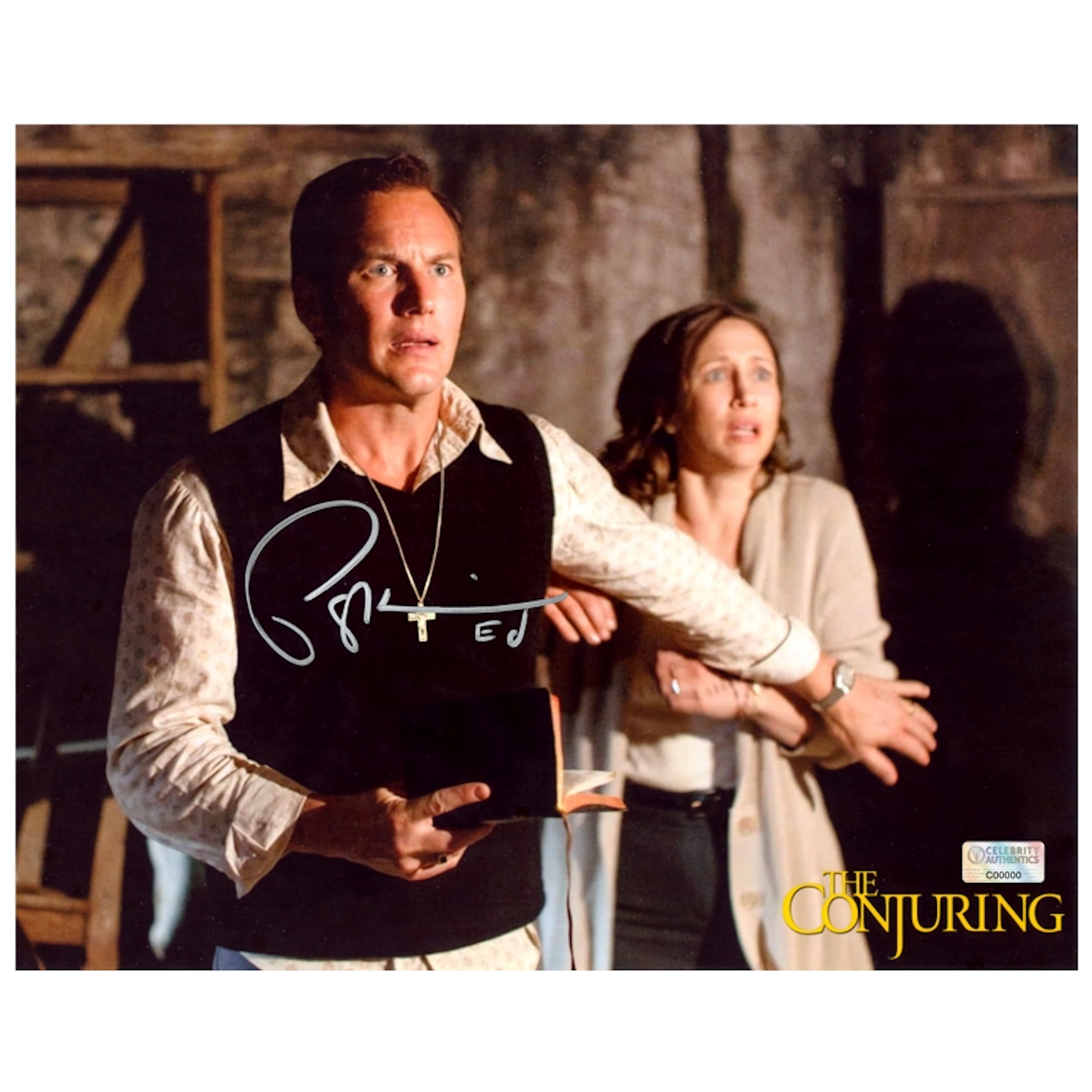 Patrick Wilson Autographed 2013 The Conjuring Exorcism 8x10 Scene
