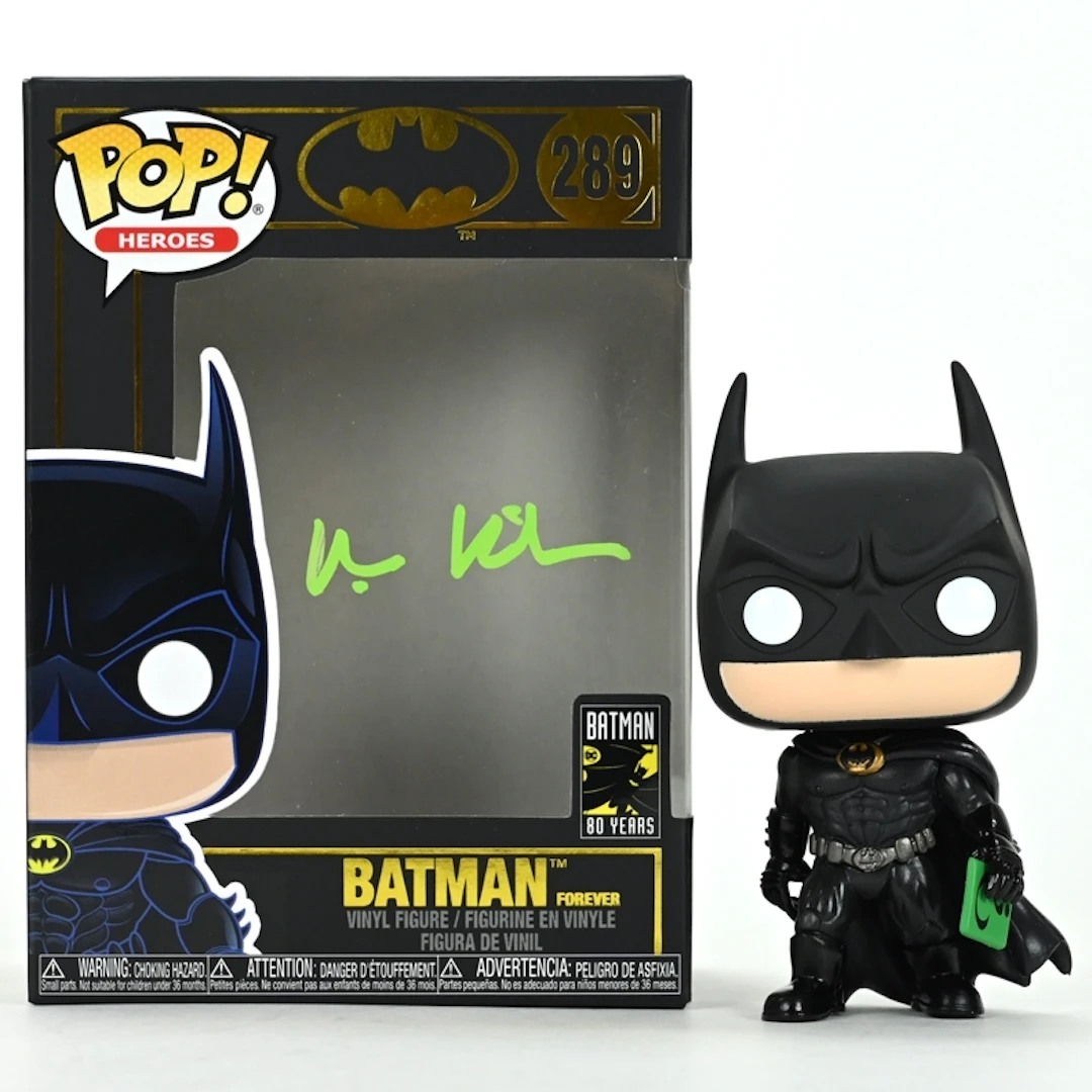 Val Kilmer Autographed Batman Forever 80th Anniversary POP! Vinyl