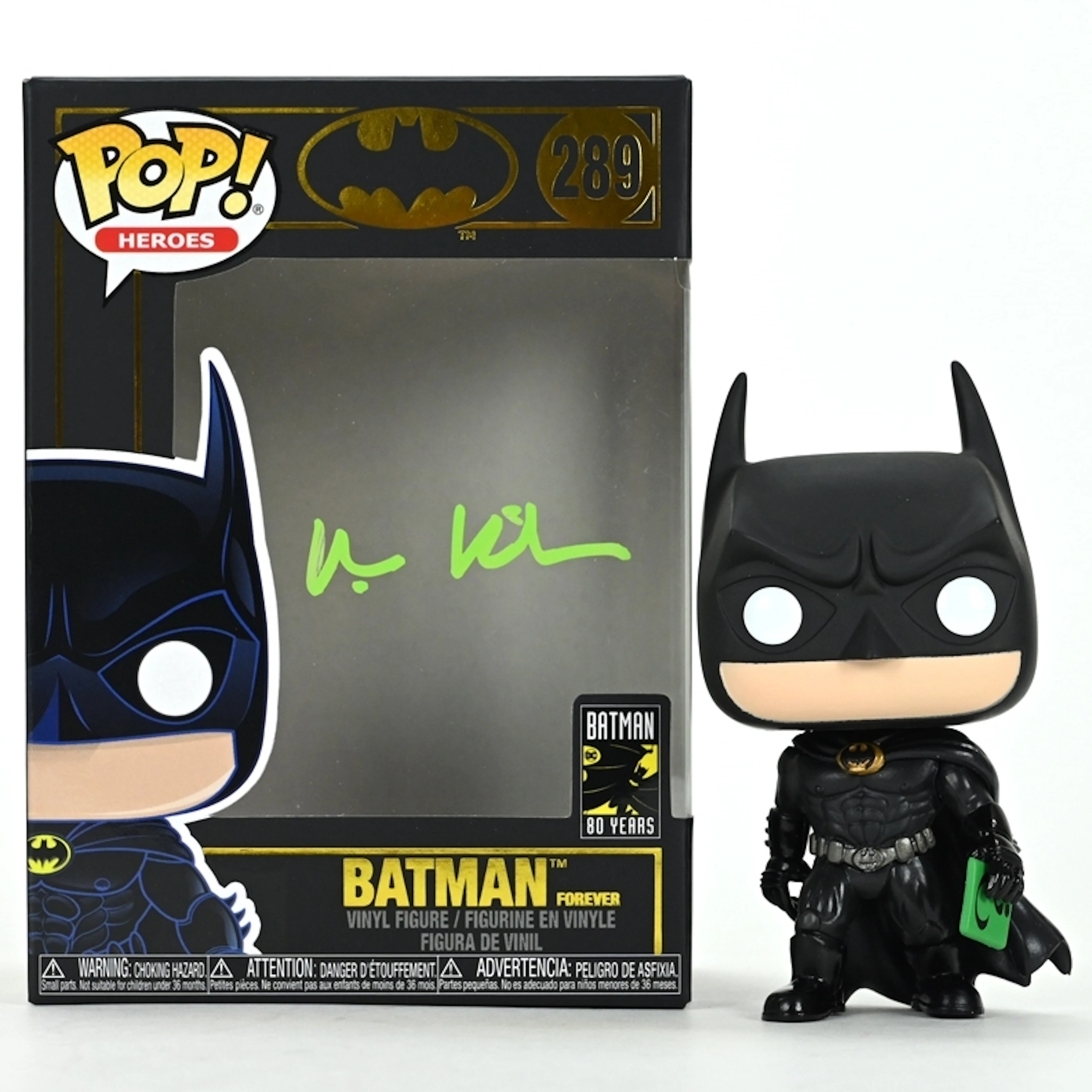 Val Kilmer Autographed Batman Forever 80th Anniversary POP! Vinyl