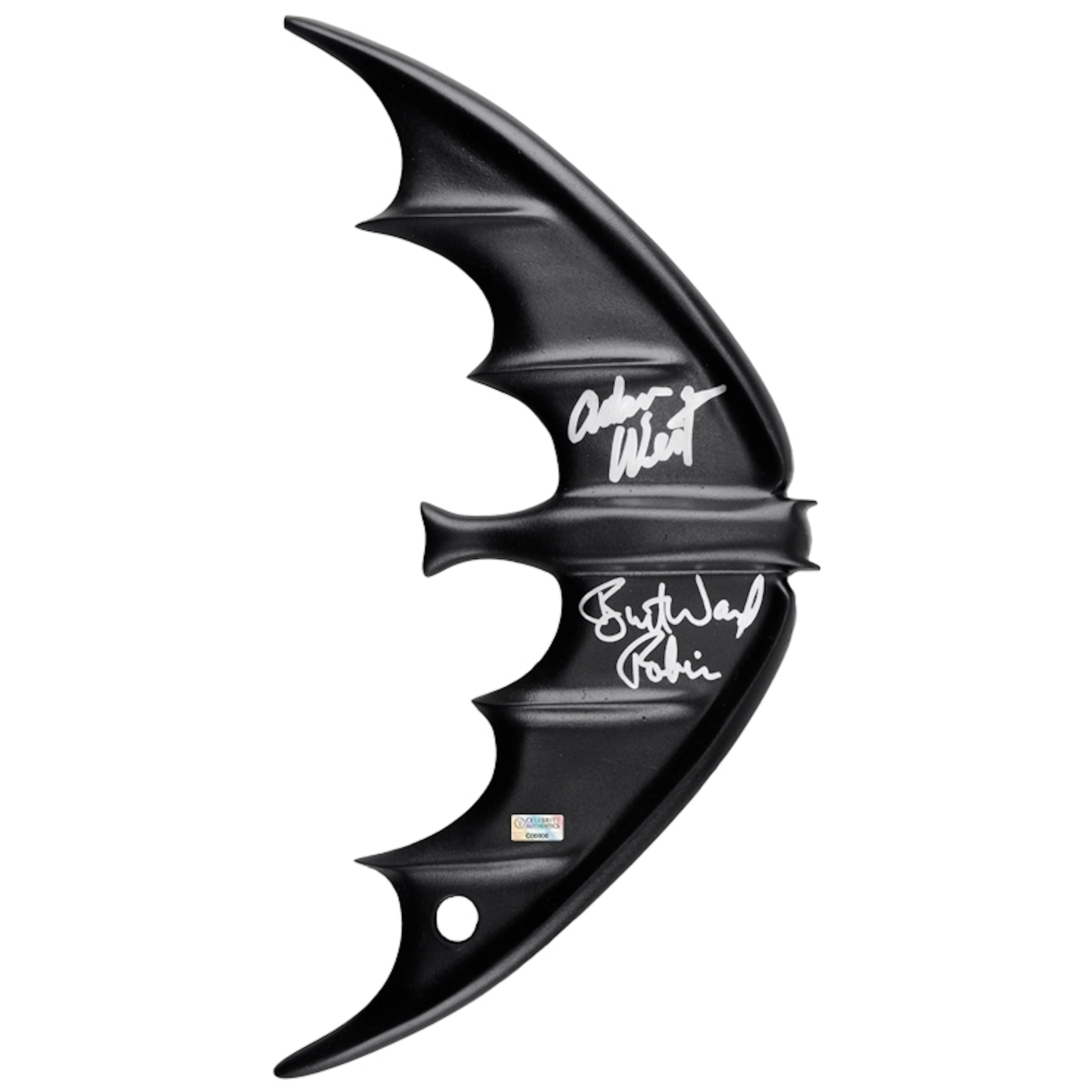 Adam West, Burt Ward Autographed Classic 1966 Batman 1:1 Scale Prop
