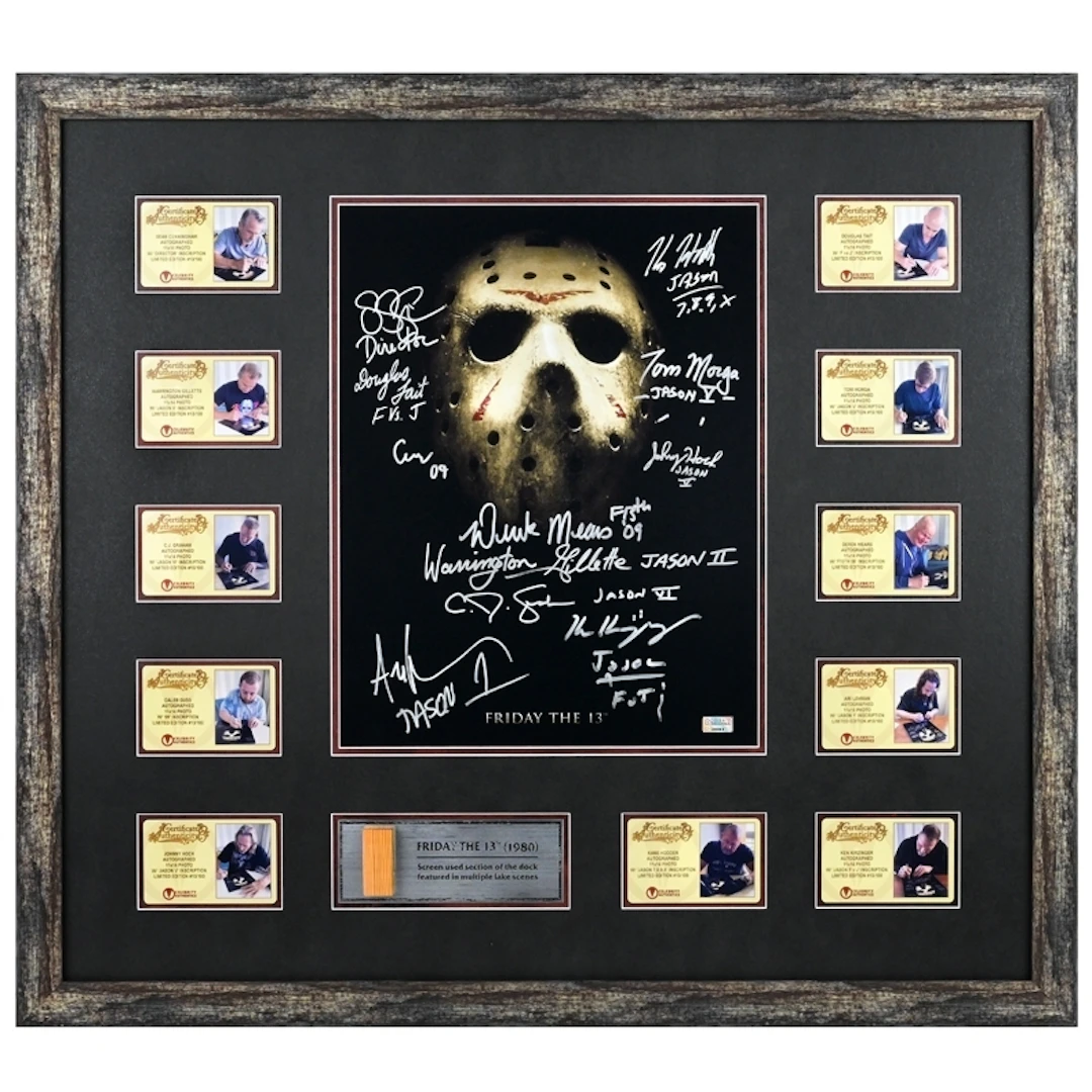 Kane Hodder, Derek Mears & Jason Voorhees Cast Autographed Friday