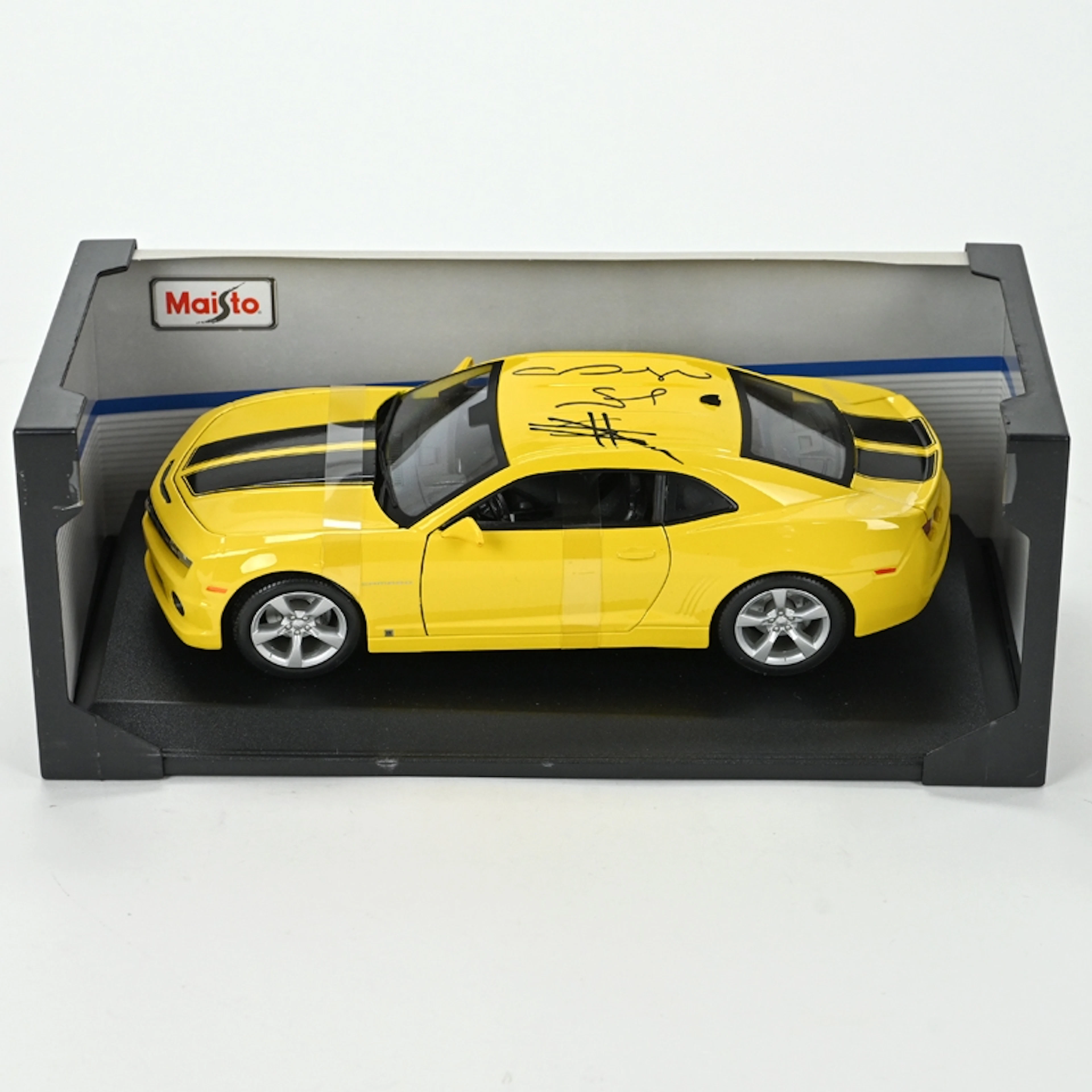 Shia Labeouf, Megan Fox Autographed Transformers Bumblebee 2010 Camaro