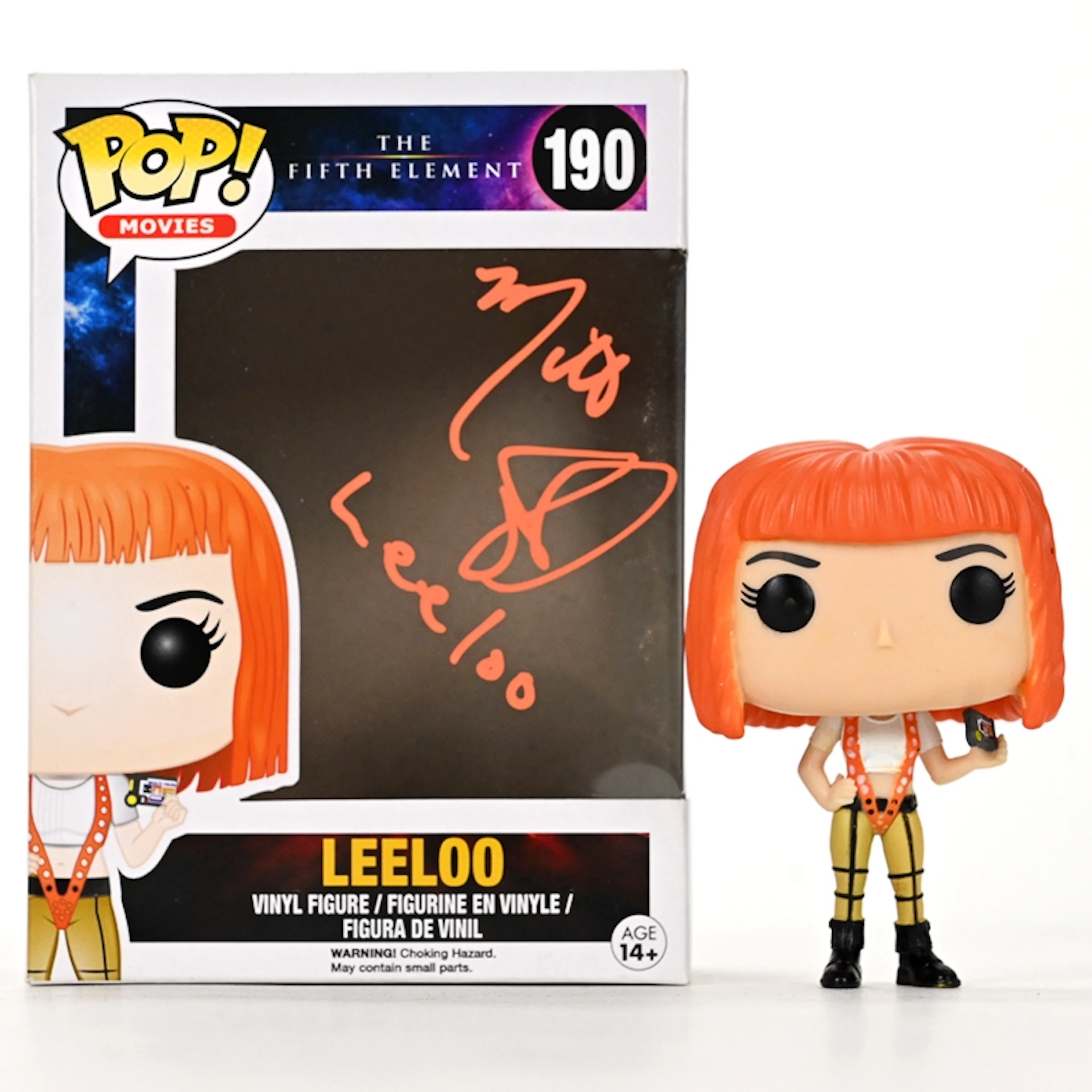 Milla Jovovich Autographed 1997 The Fifth Element Leeloo Pop Vinyl