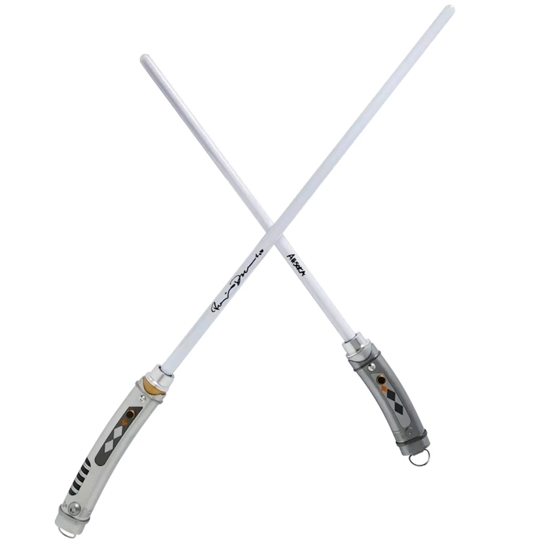 Rosario Dawson Autographed Star Wars Ahsoka Tano Legacy Lightsaber