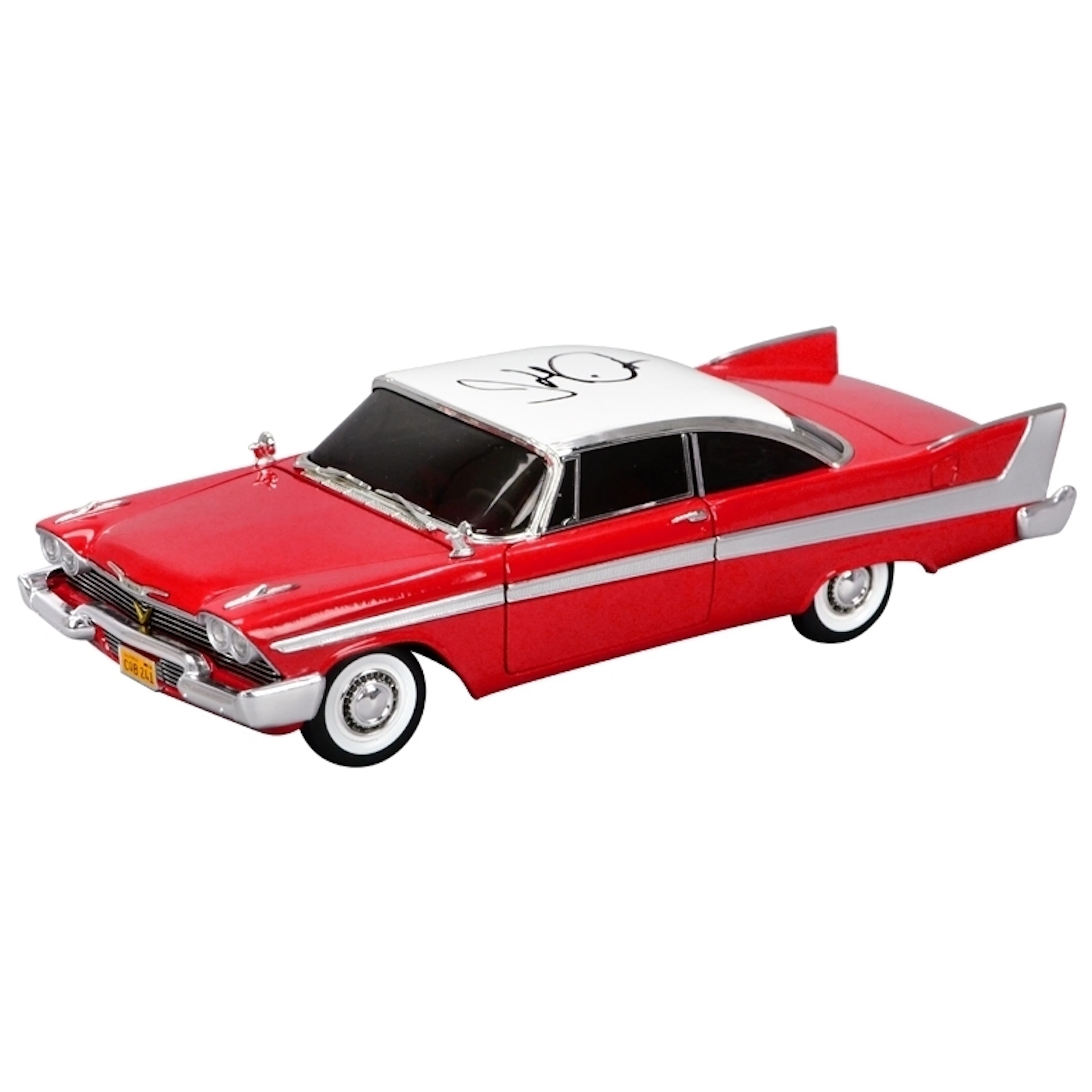 John Carpenter Autographed Christine (1983) 1958 Plymouth Fury 1:18