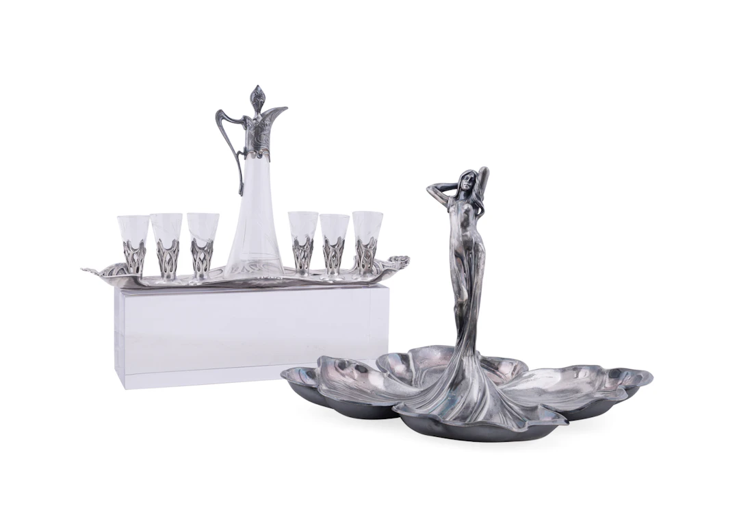 WMF, Art Nouveau Liqueur Service & Fruit Stand