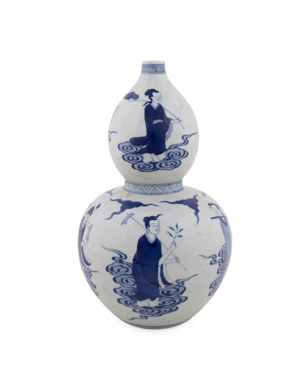 Late Ming Dynasty Blue & White Porcelain Vase