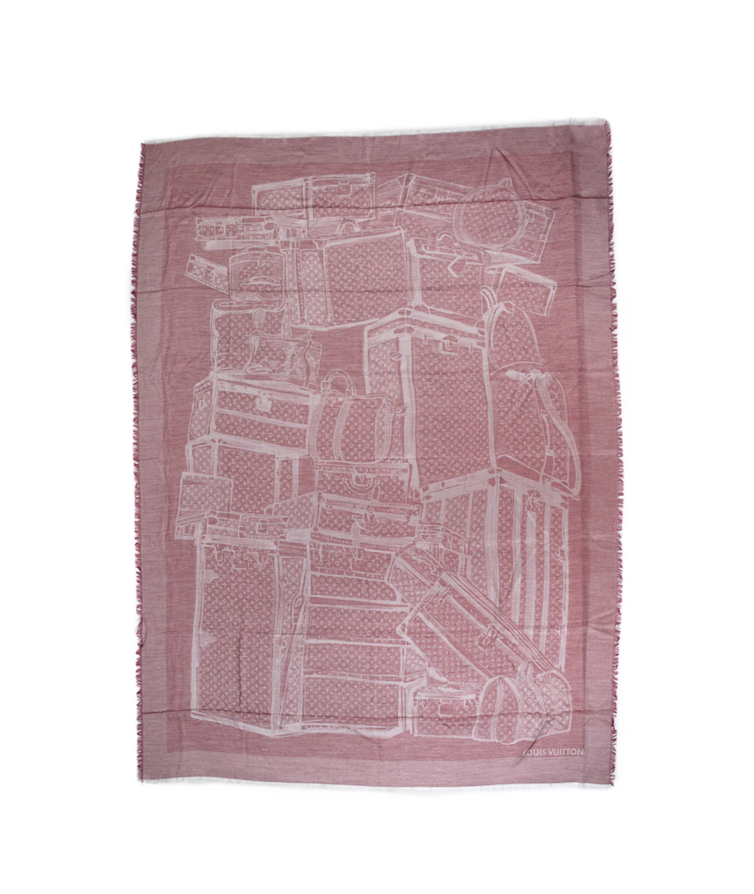 Louis Vuitton, Monogrammed Trunk Shawl