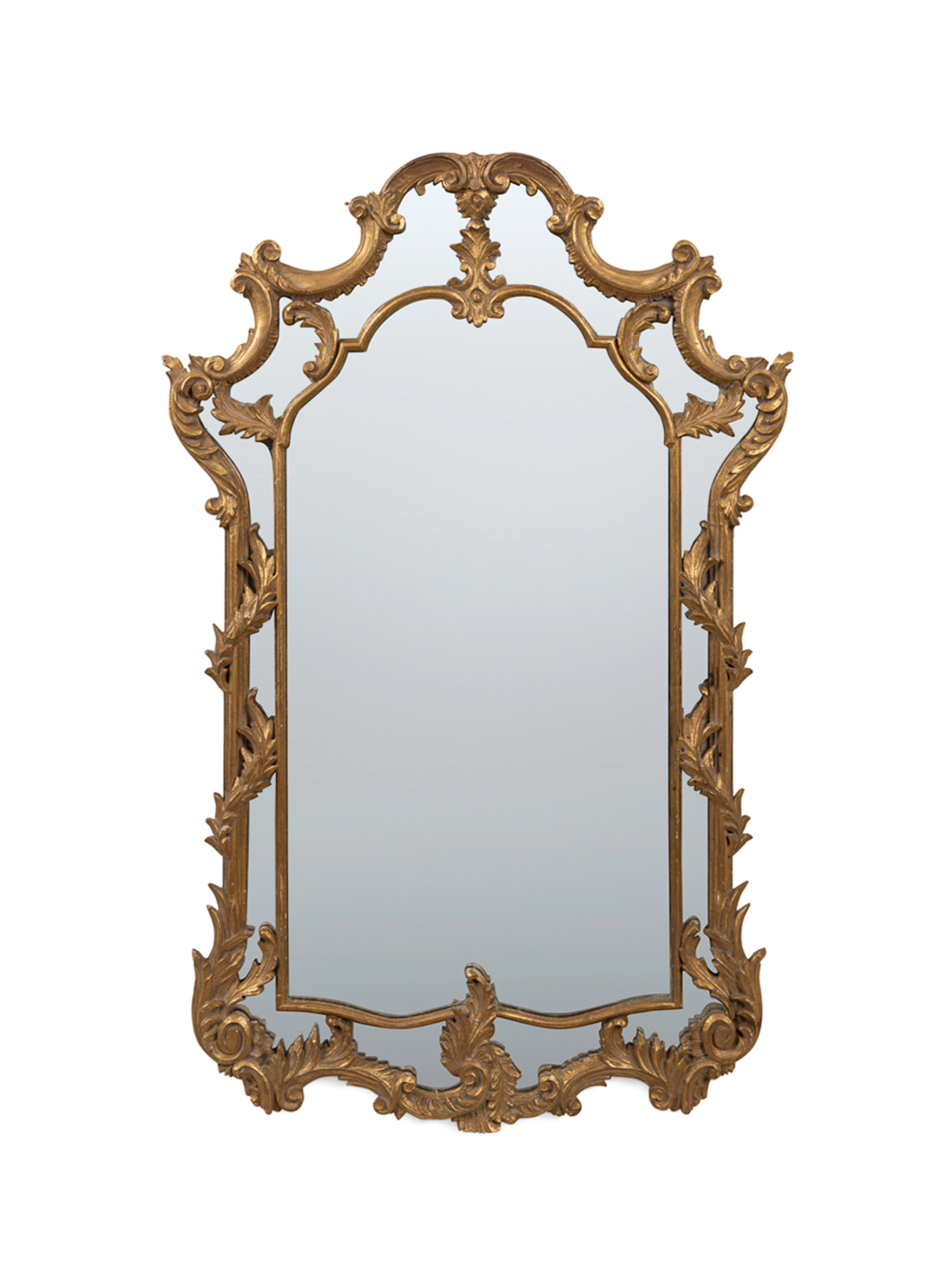 Carolina Mirror Co. Chippendale Style Gilt Mirror