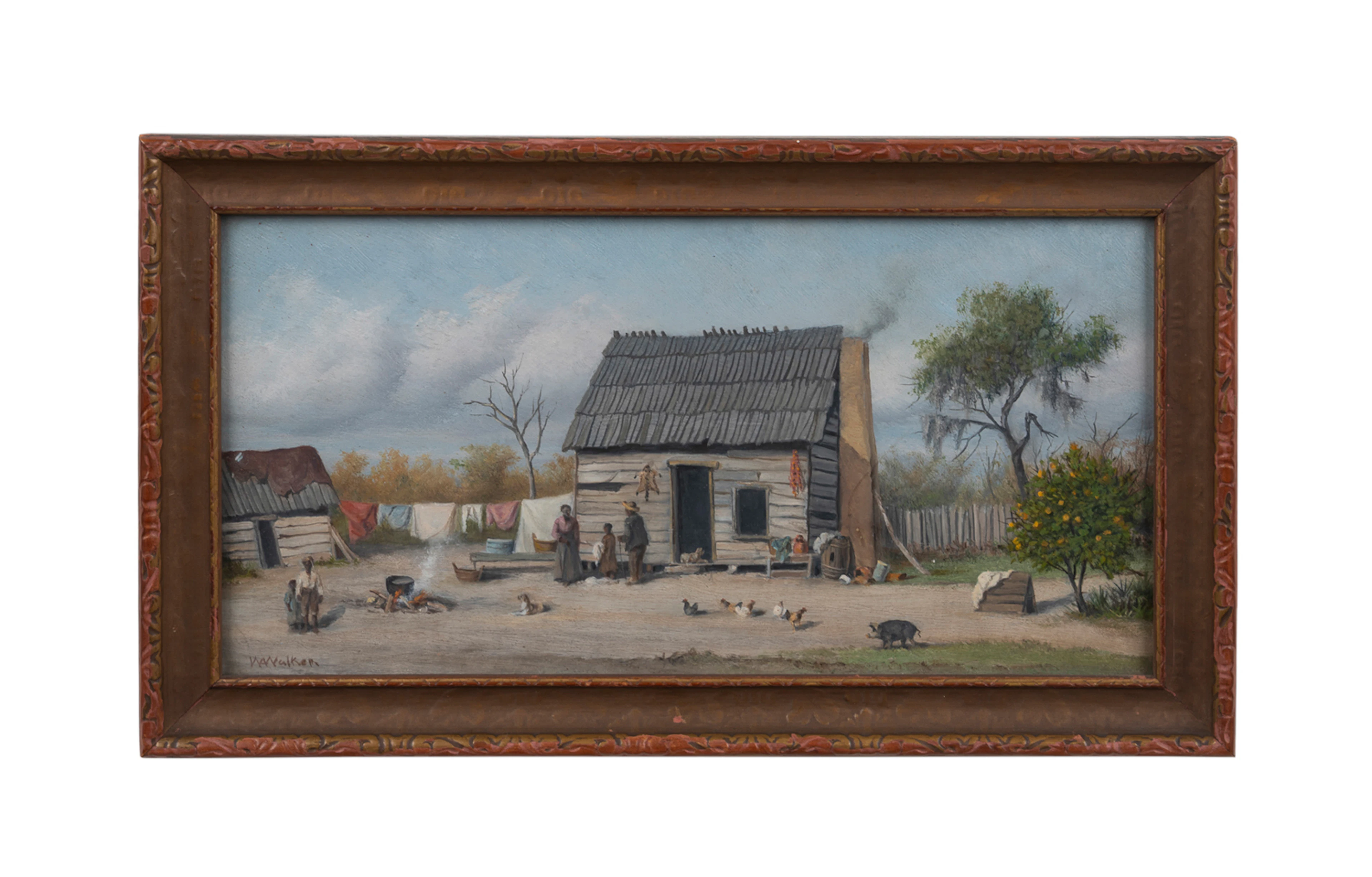 William Aiken Walker, Cabin, 19th/20th C., O/P