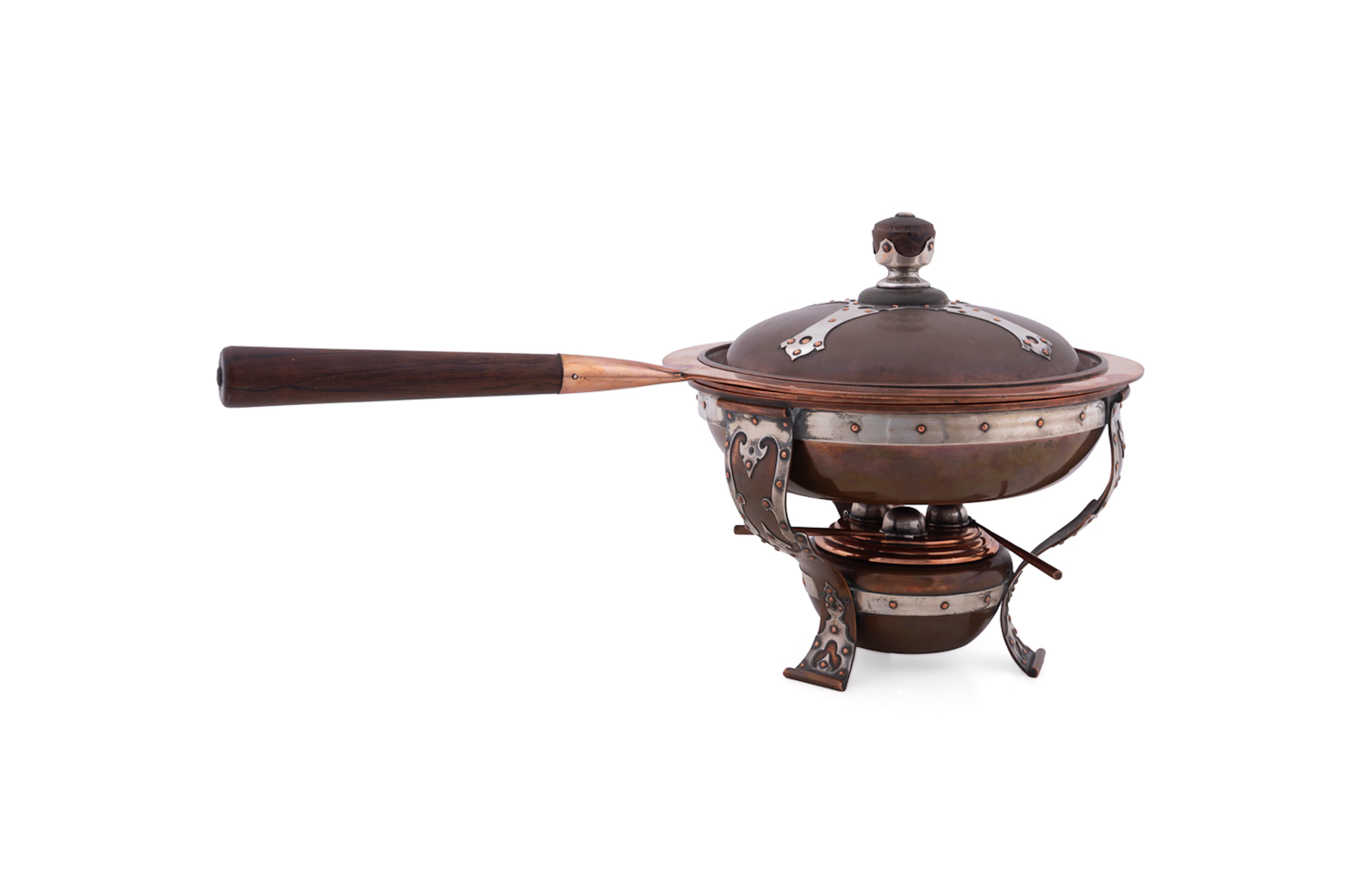 J. Heinrich (attr.) Arts & Crafts Chafing Dish