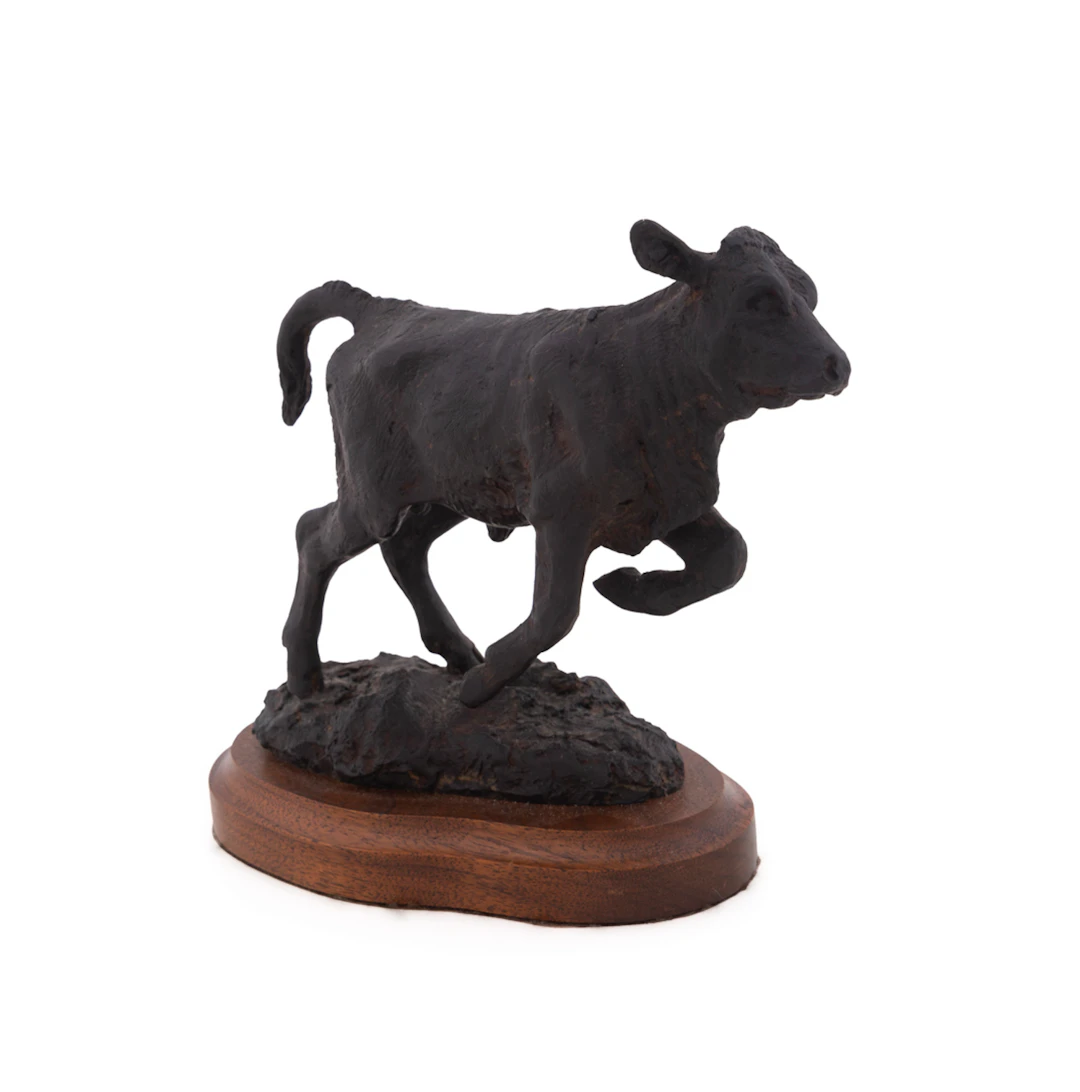Cynthia Rigden, Running Calf, Bronze, 1/15