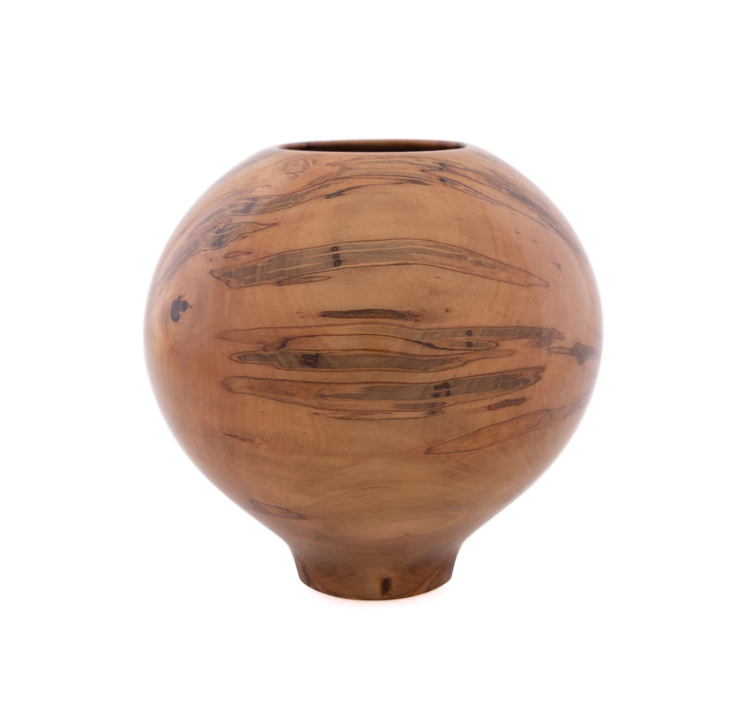 Philip Moulthrop, Turned Red "Leopard" Maple Bowl