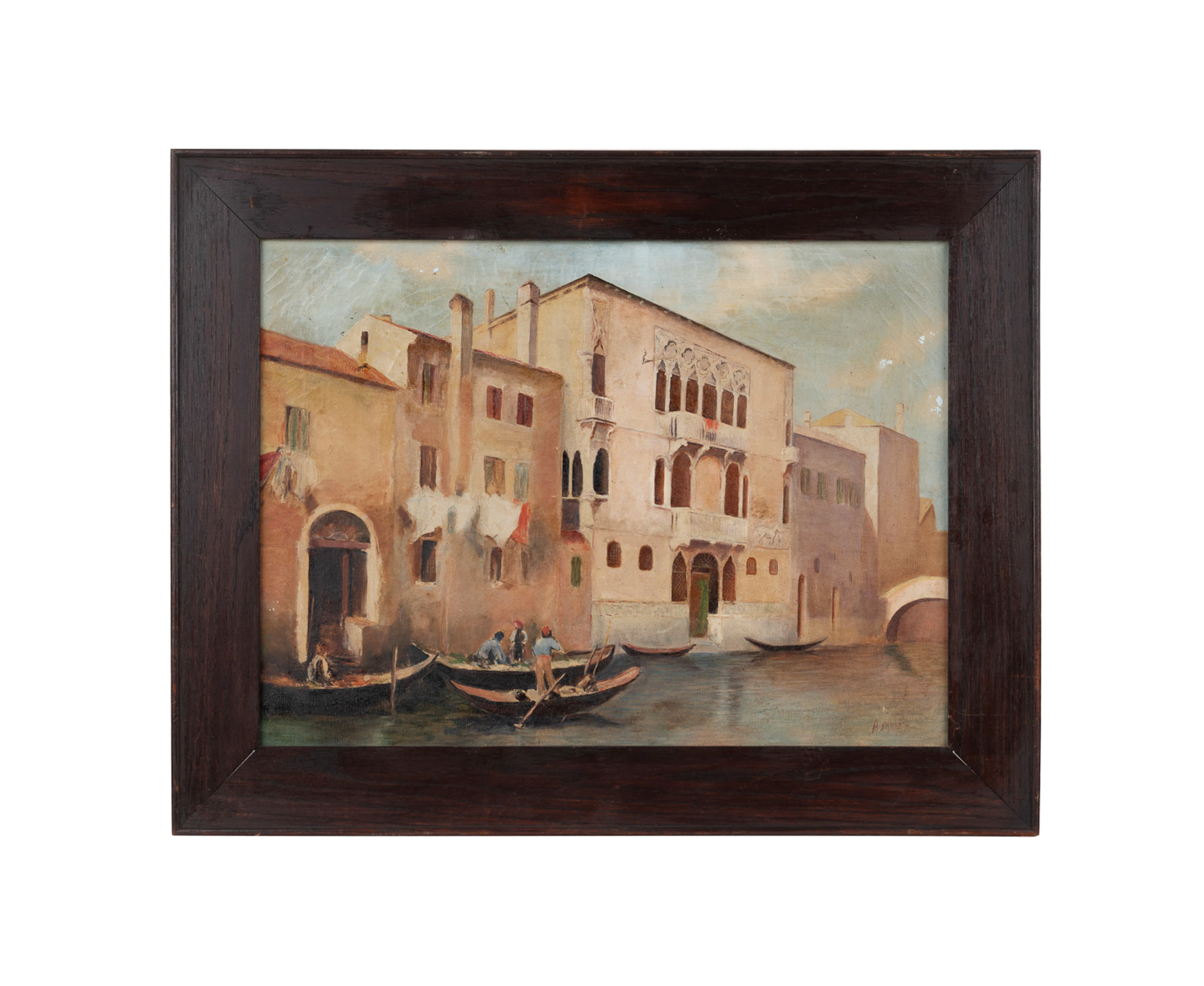 Alfredo Mucci, "Palazzo Mastelli", 1931, O/C