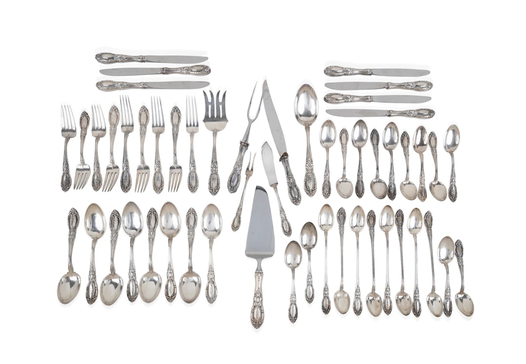 Towle, 52 Pcs of "King Richard" Sterling Flatware