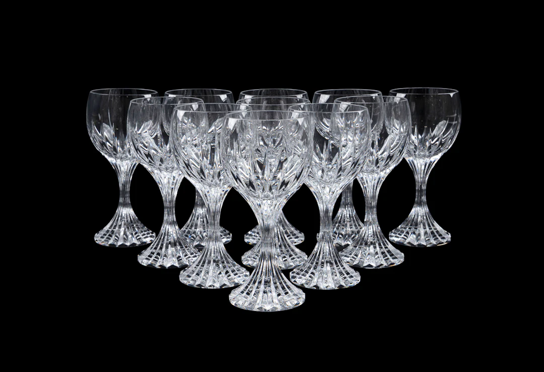 Baccarat, 11 "Massena" Crystal Water Goblets