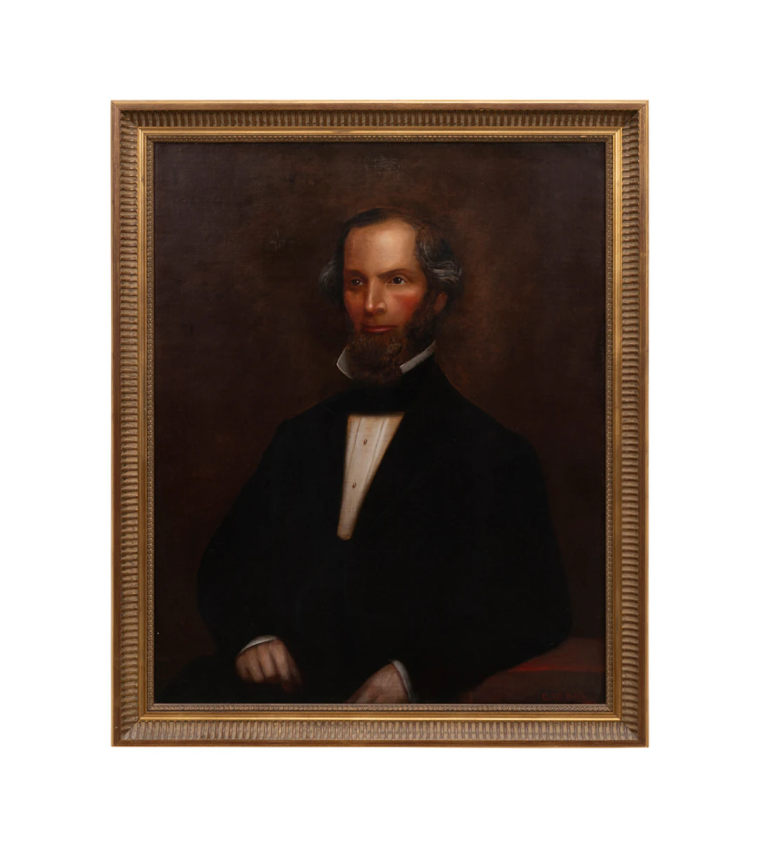 "Portrait of Jefferson Davis", 1862, O/C