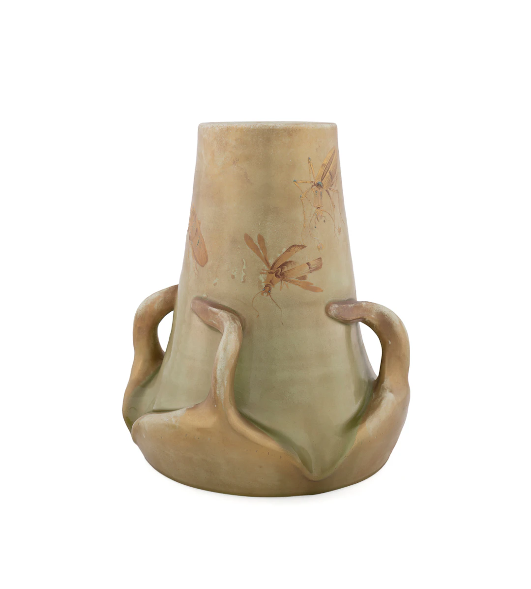 Levy-Dhurmer for Clement Massier Art Nouveau Vase