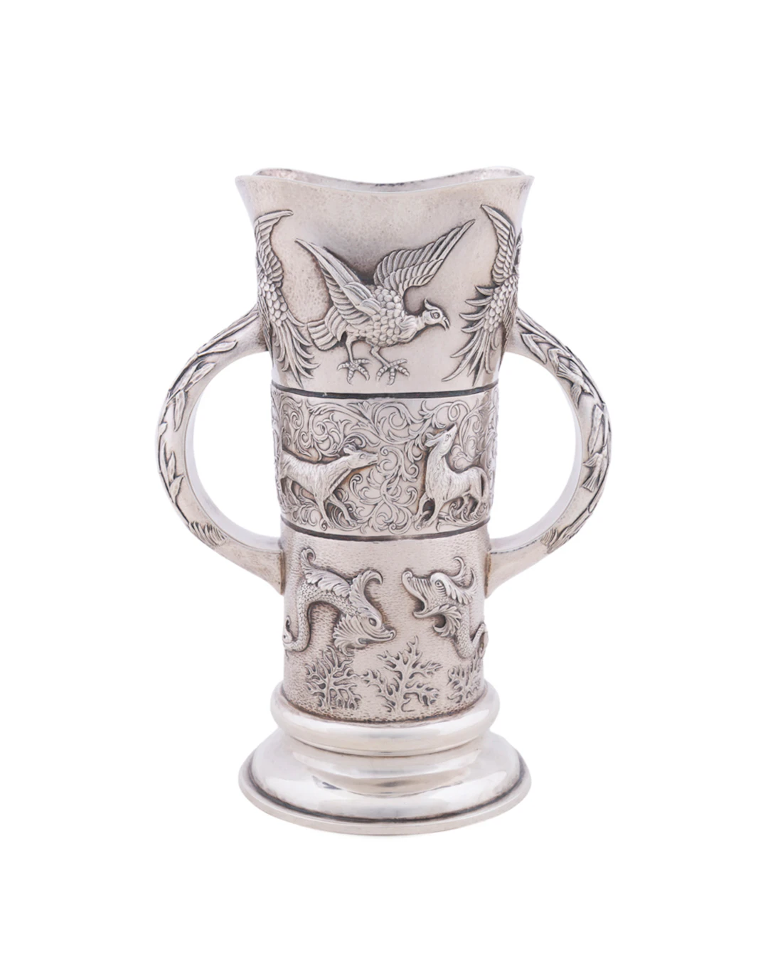 Irish Aesthetic Sterling Loving Cup, 1903