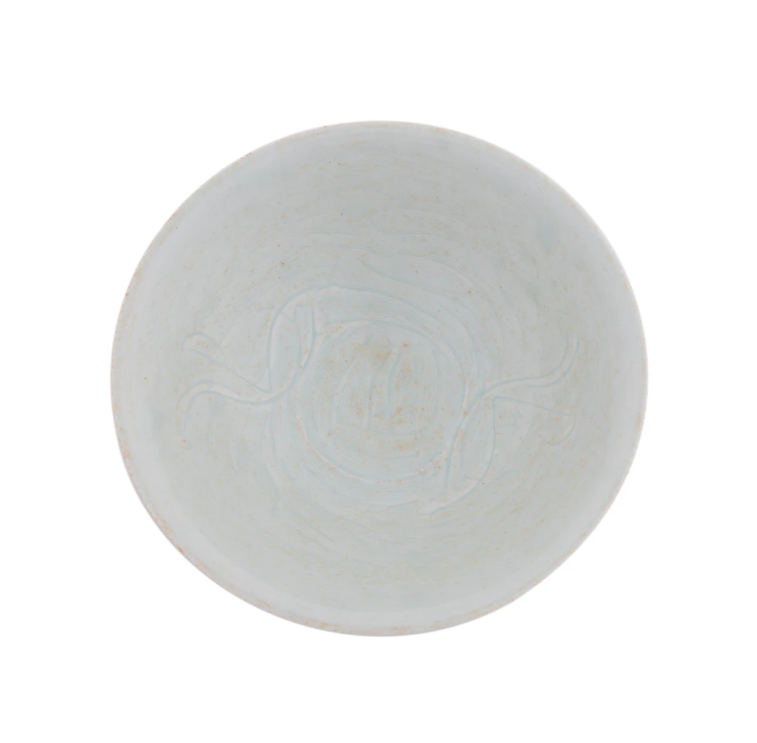 18th/19th C. Chinese Pale Celadon Hutian Kiln Bowl