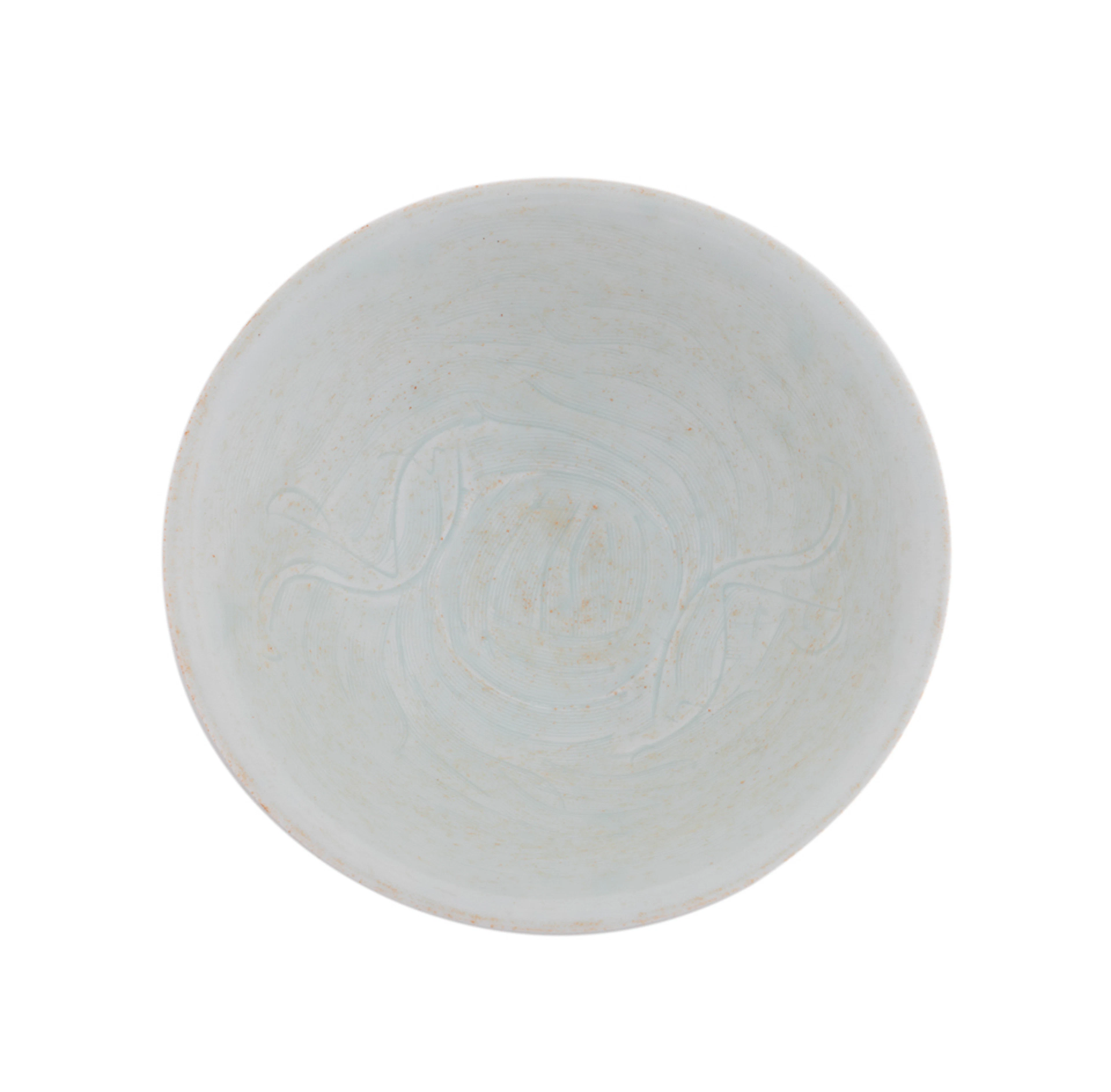18th/19th C. Chinese Pale Celadon Hutian Kiln Bowl