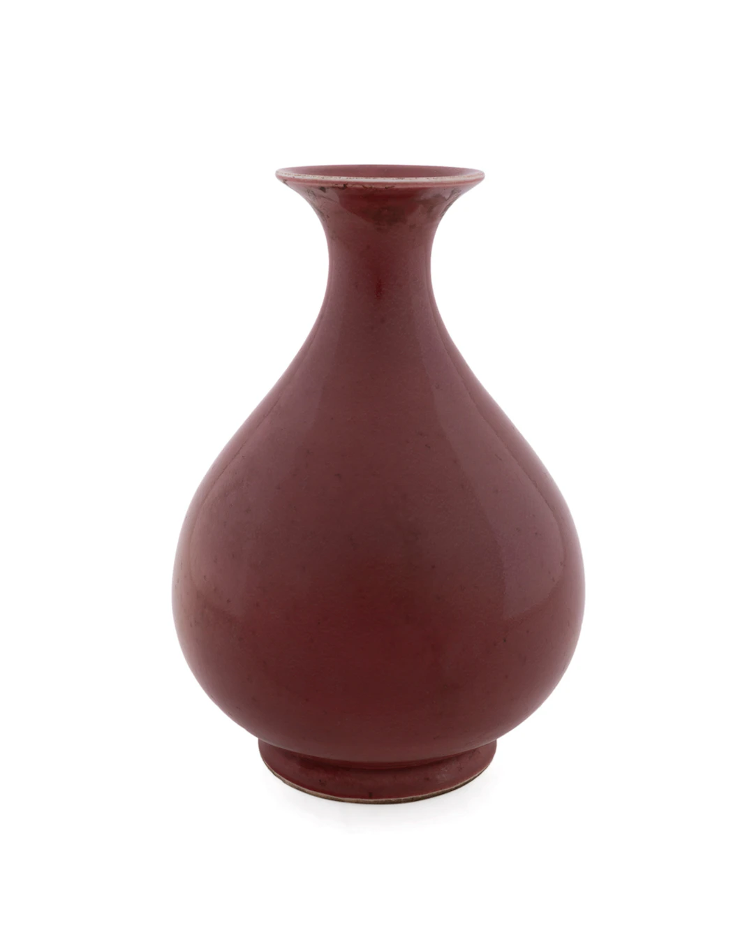 Chinese Peachbloom Yuhuchunping Porcelain Vase