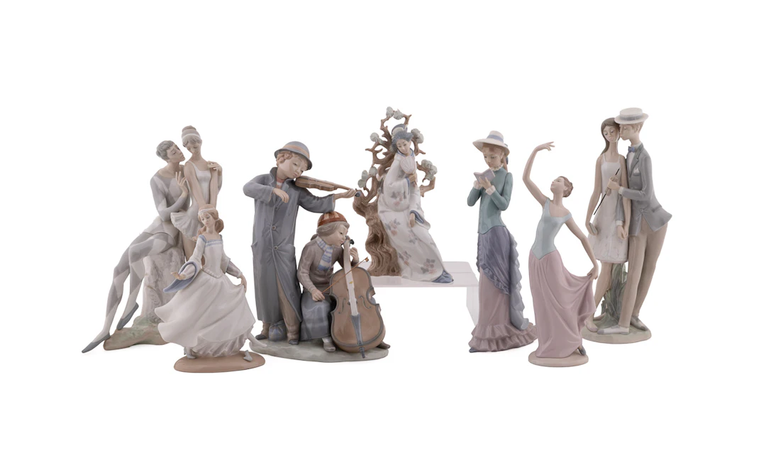 Lladro and Nao by Lladro, Asst. of Seven Figures