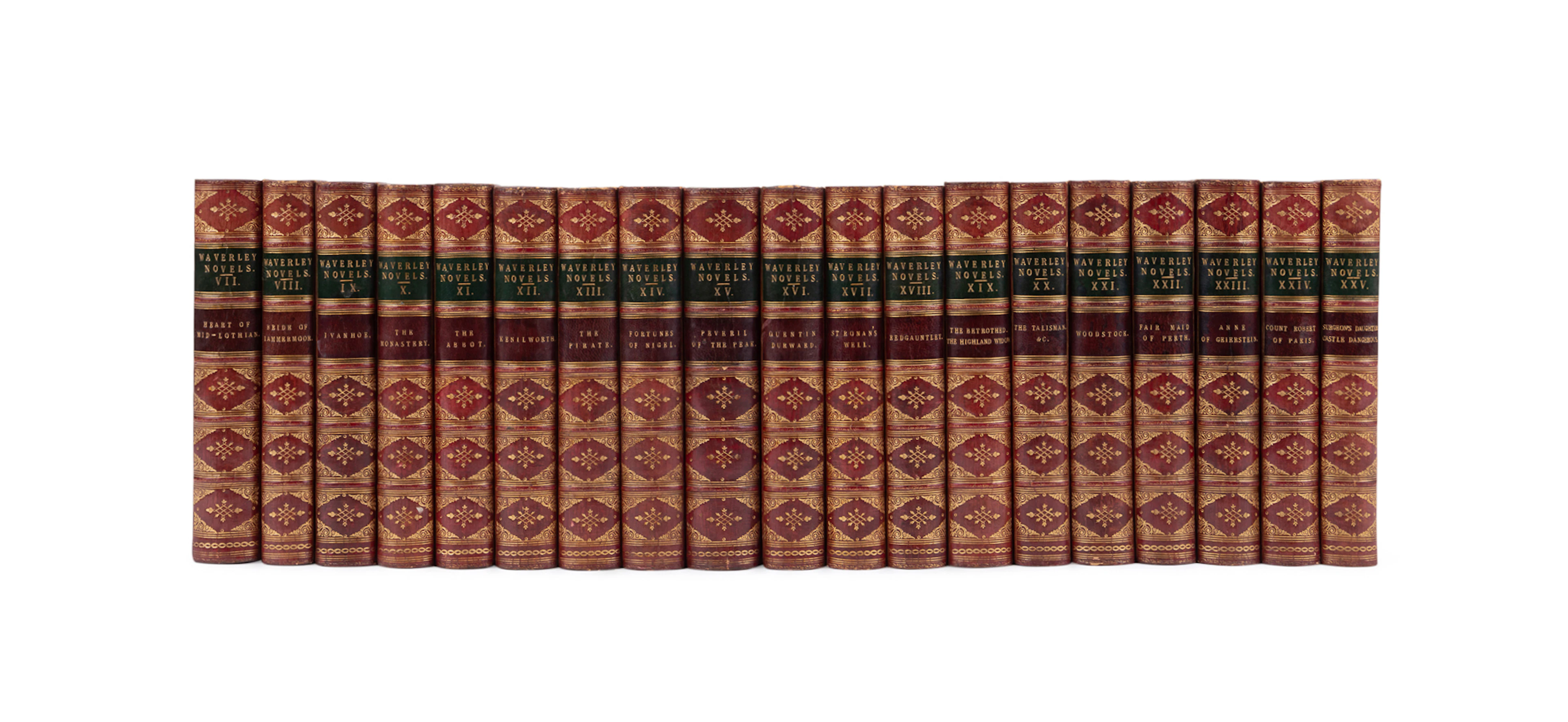 Sir Walter Scott, The Waverley Novels, 19 Vols