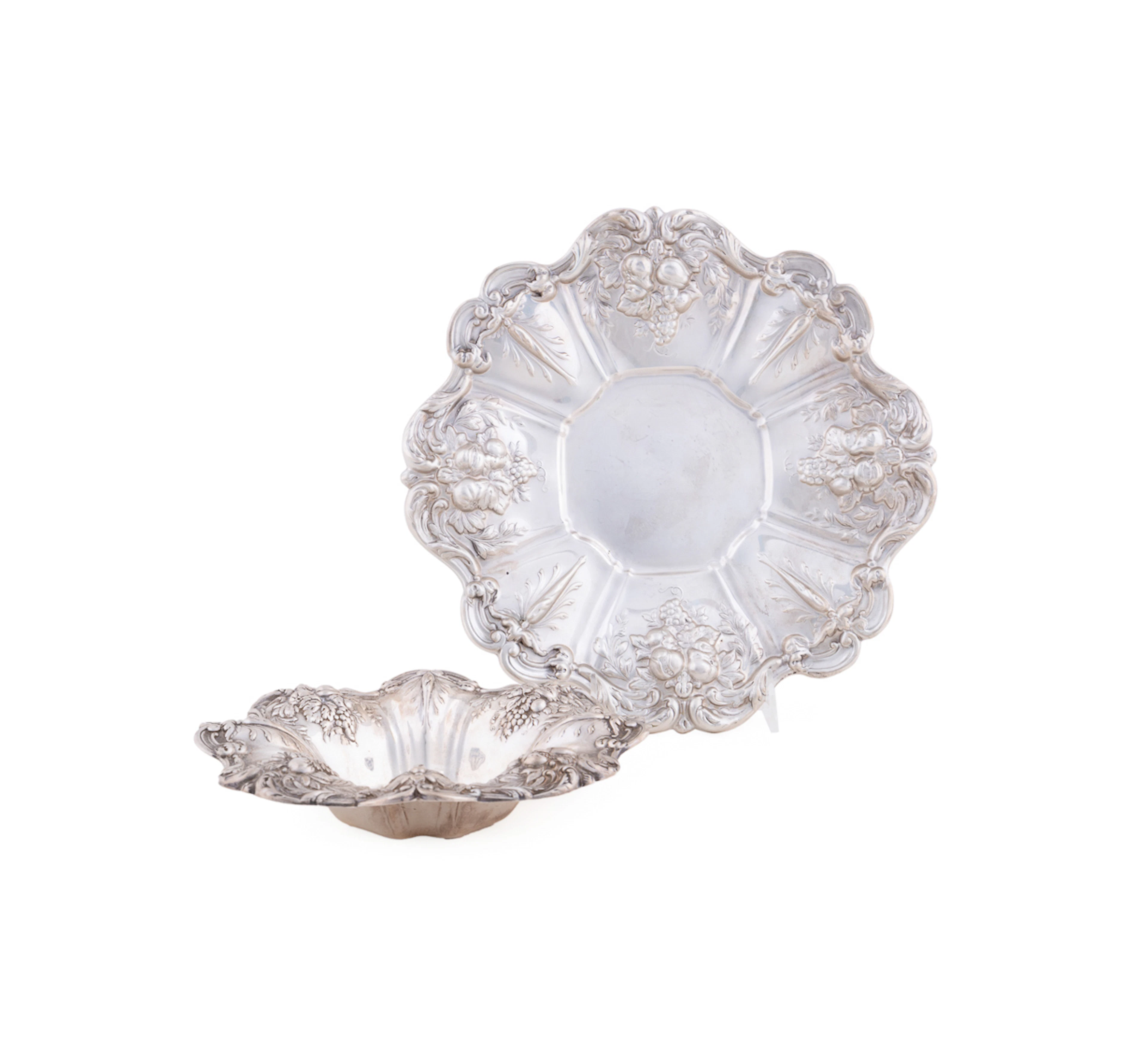 Reed & Barton, 2Pcs "Francis I" Silver Hollowware