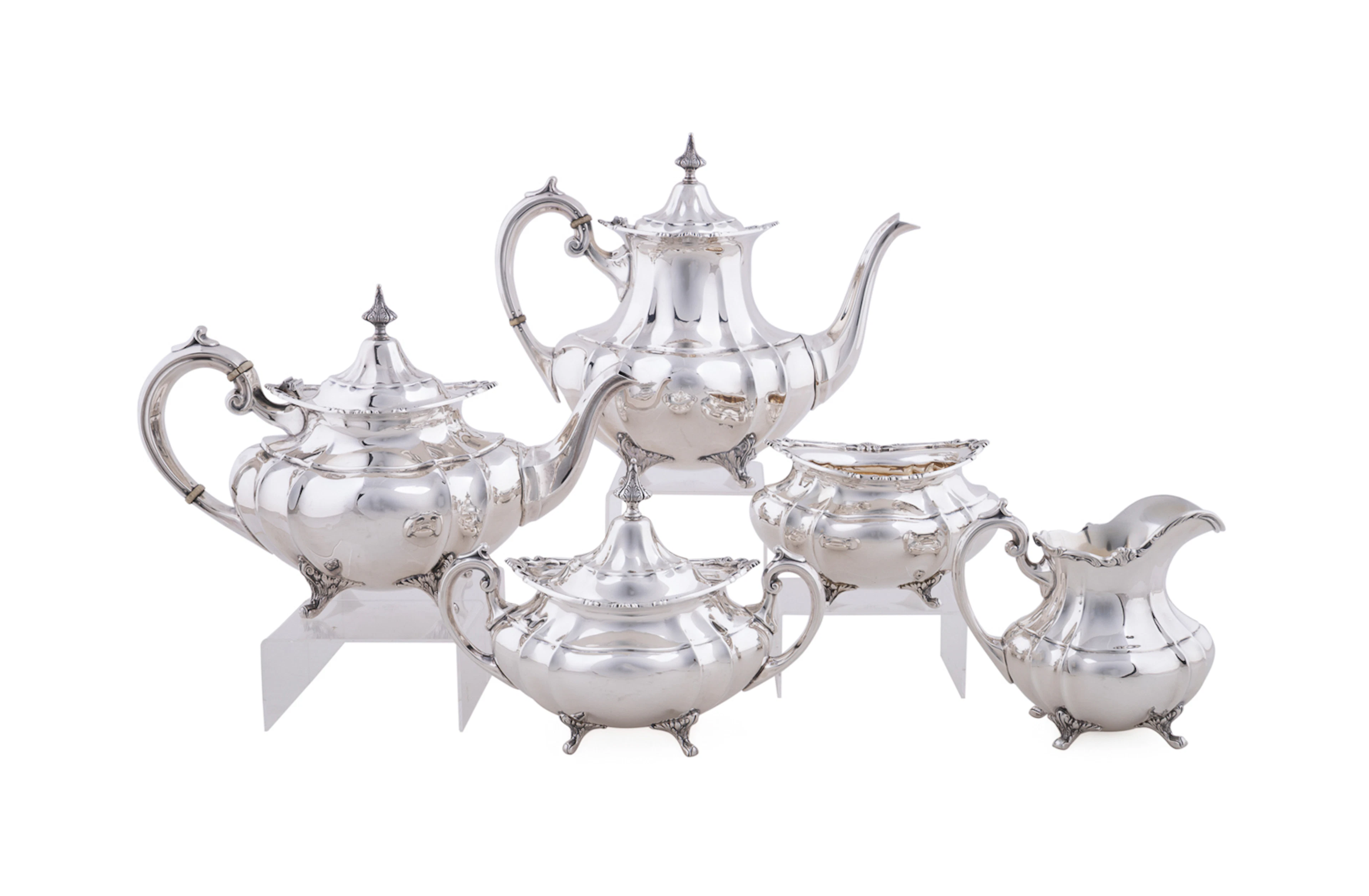 Reed & Barton Five Piece Sterling Tea Service