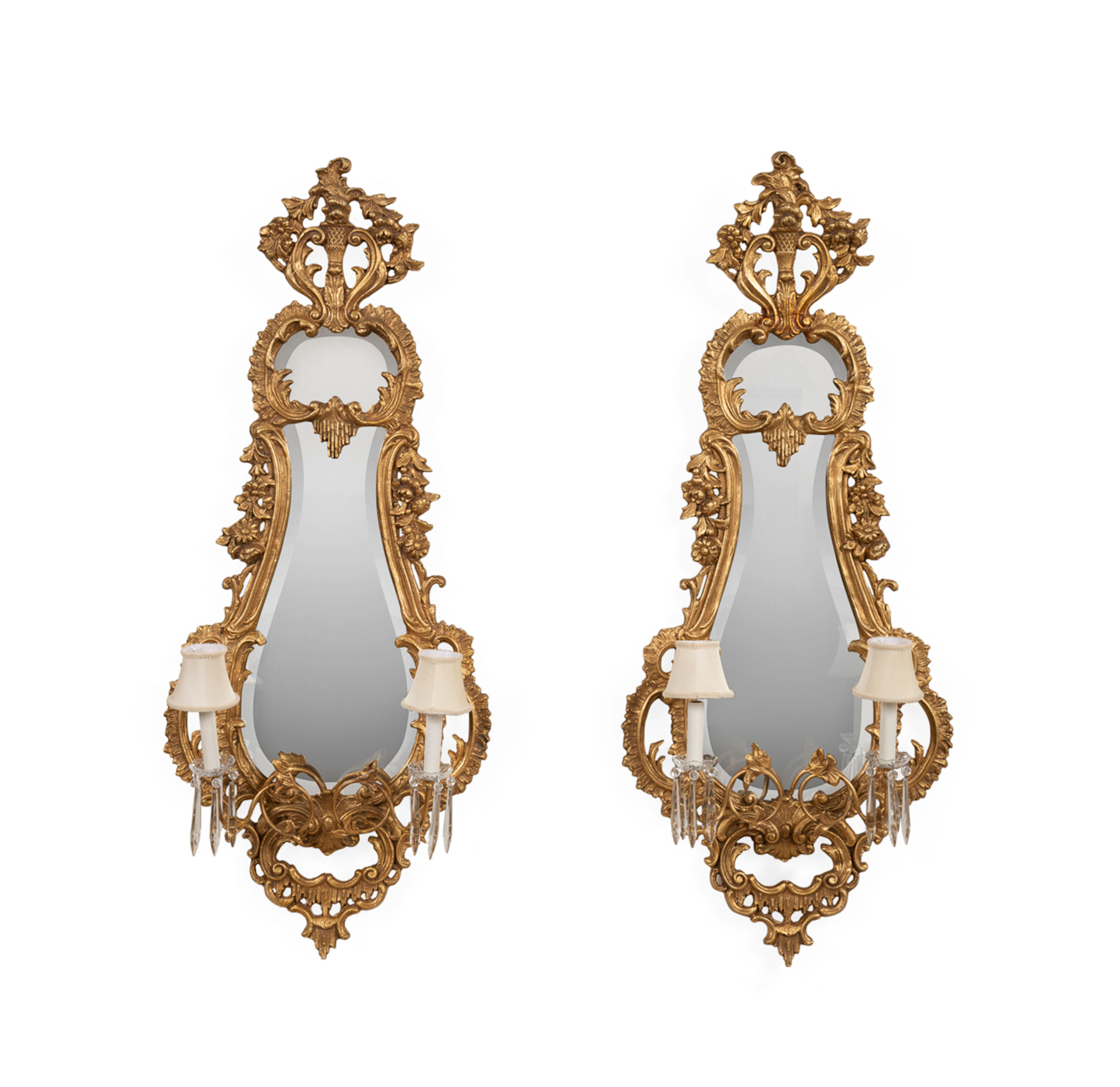 Friedman Bro. Pair of "Clinton" Girandole Mirrors