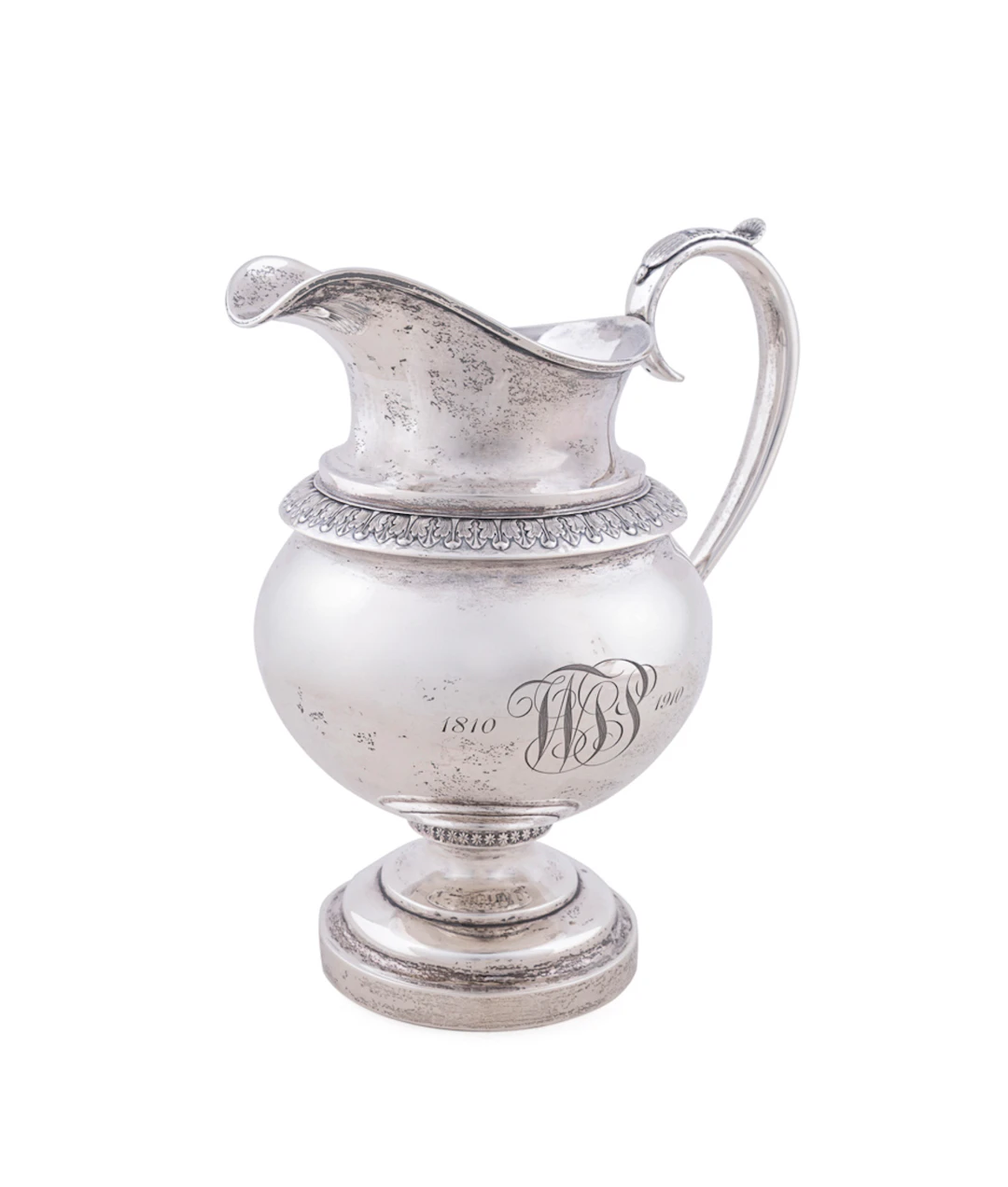 J.B. Jones & Co. Coin Silver Pitcher, 19th C.
