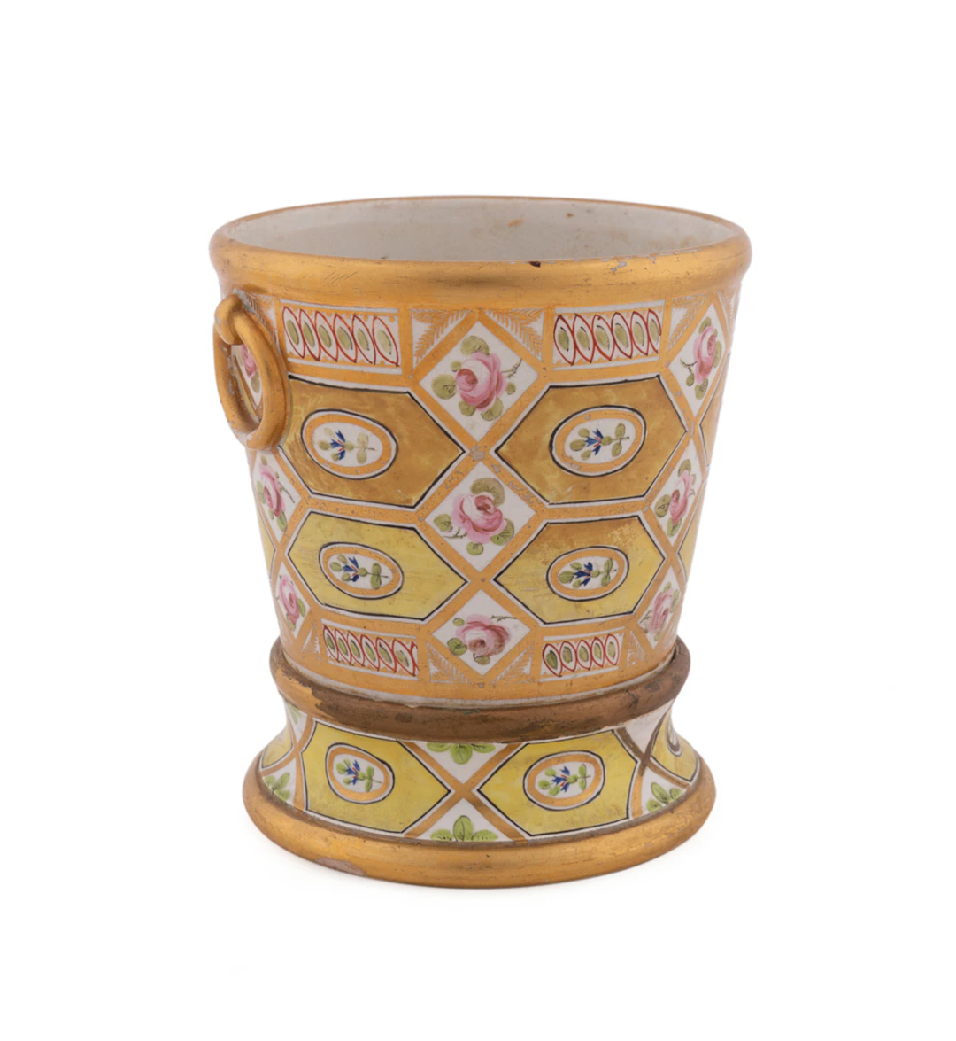 Coalport "Church Gresley" Cache Pot, C. 1810