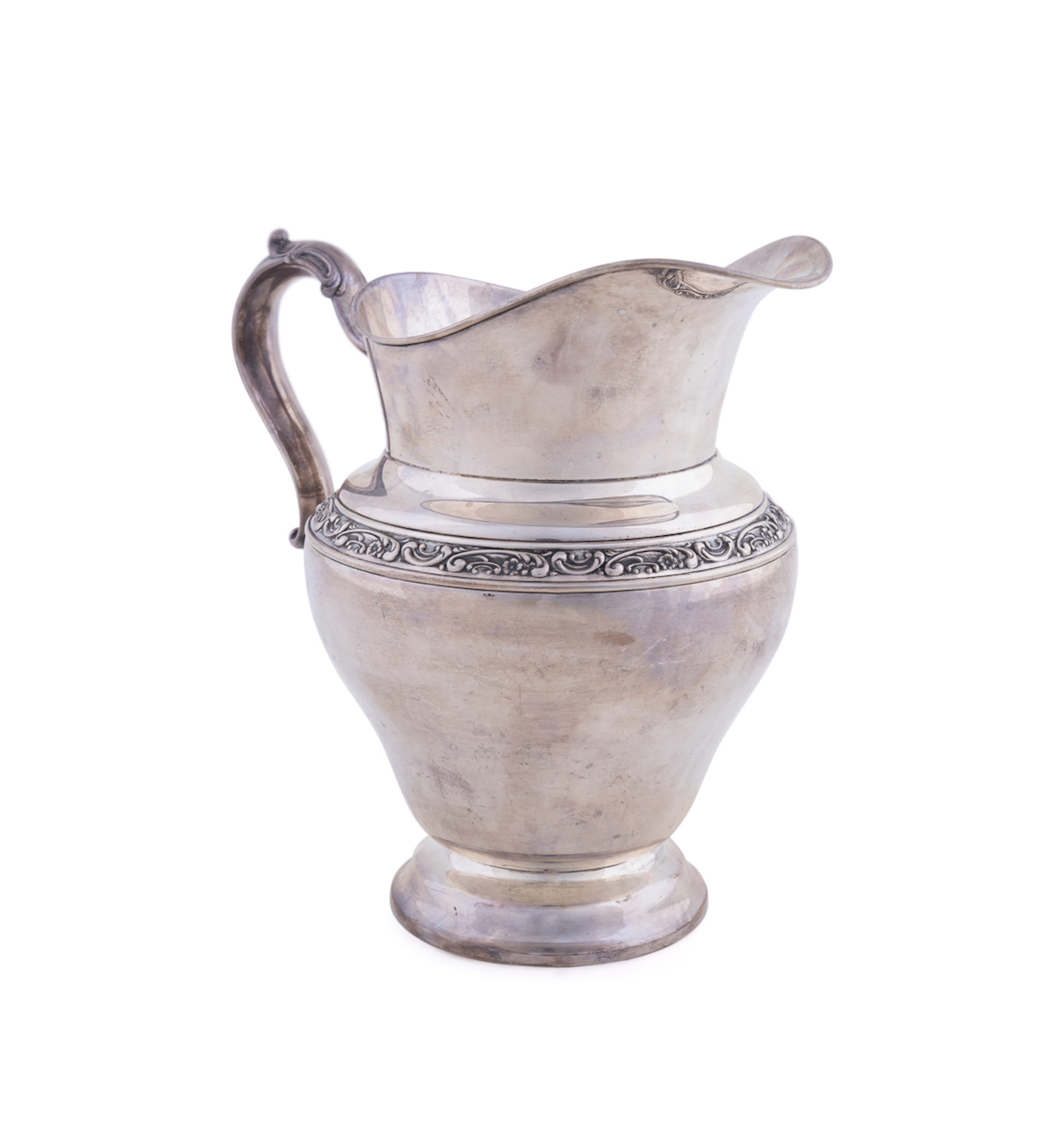 Gorham "Rose Scroll" Sterling Pitcher, 1955