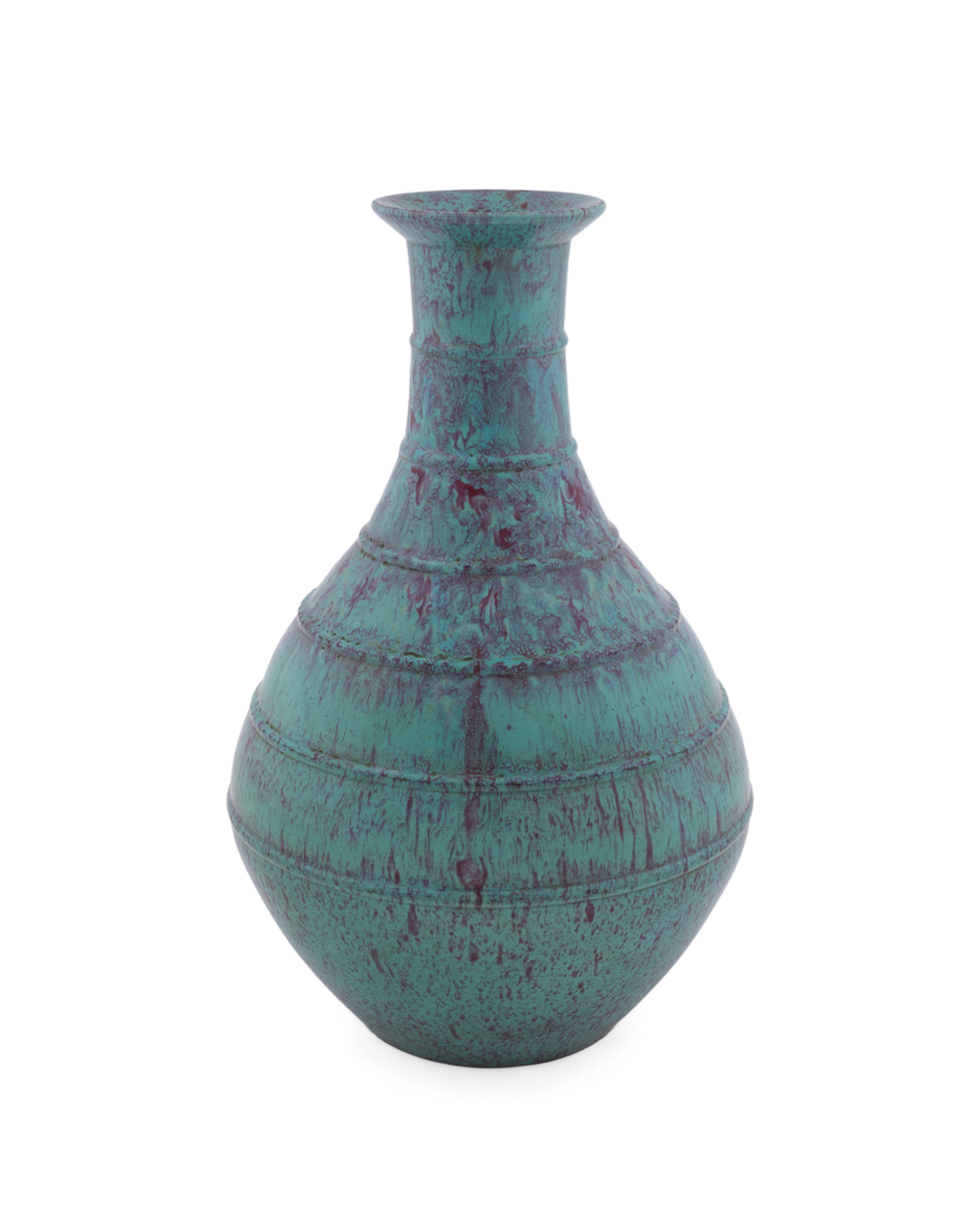Chinese Robin Egg Glazed Vase