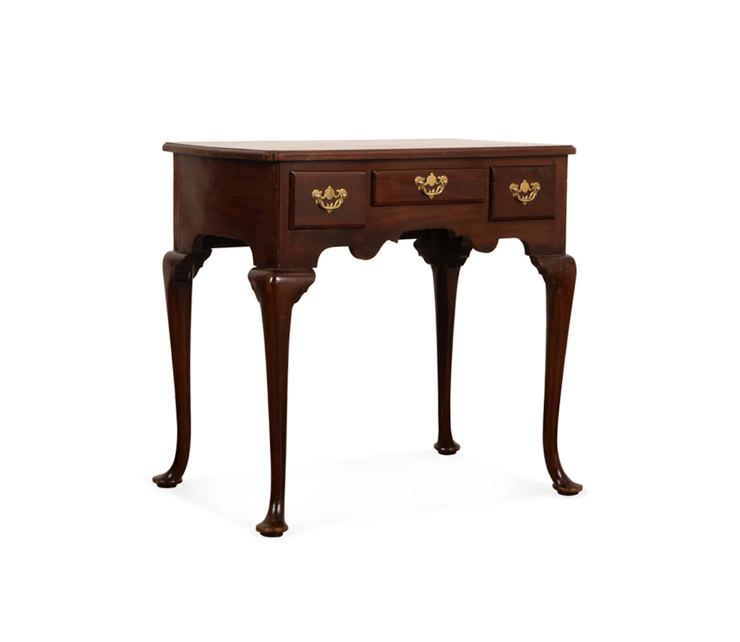 Thomas Willson George III Mahogany Lowboy