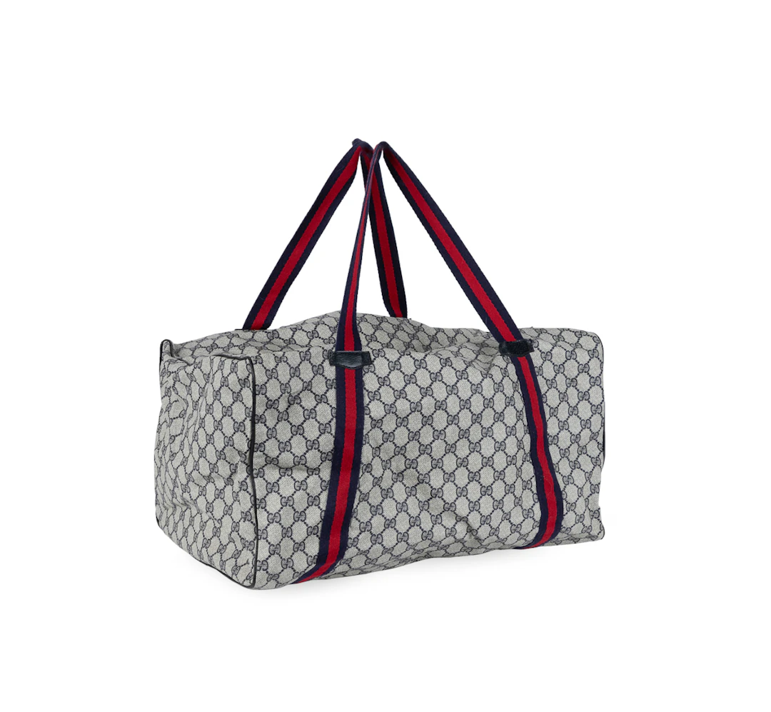 Vintage Gucci GG Monogram Canvas Duffle Bag